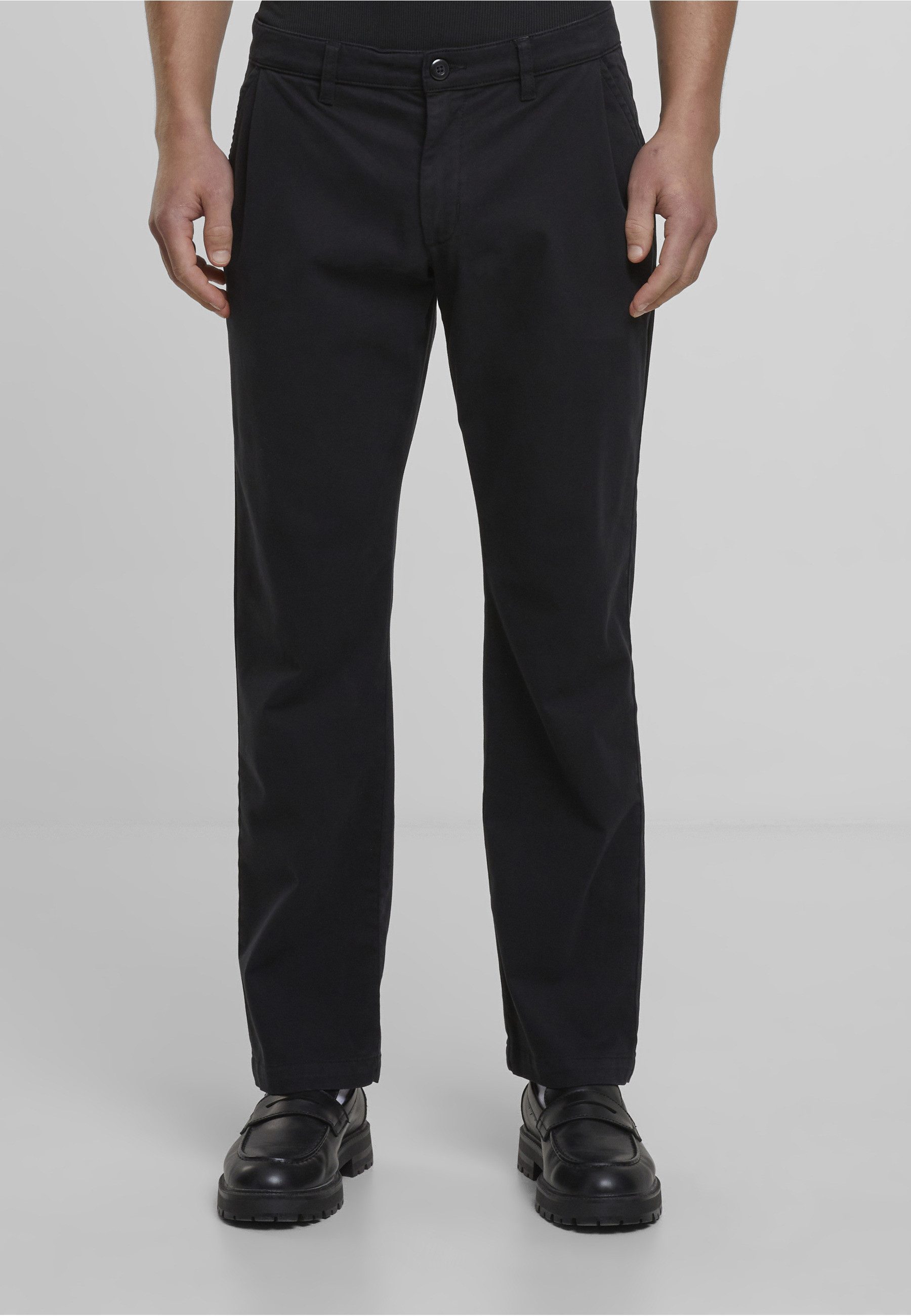 URBAN CLASSICS Stoffhose Urban Classics Pleated Twill Pants (1-tlg)