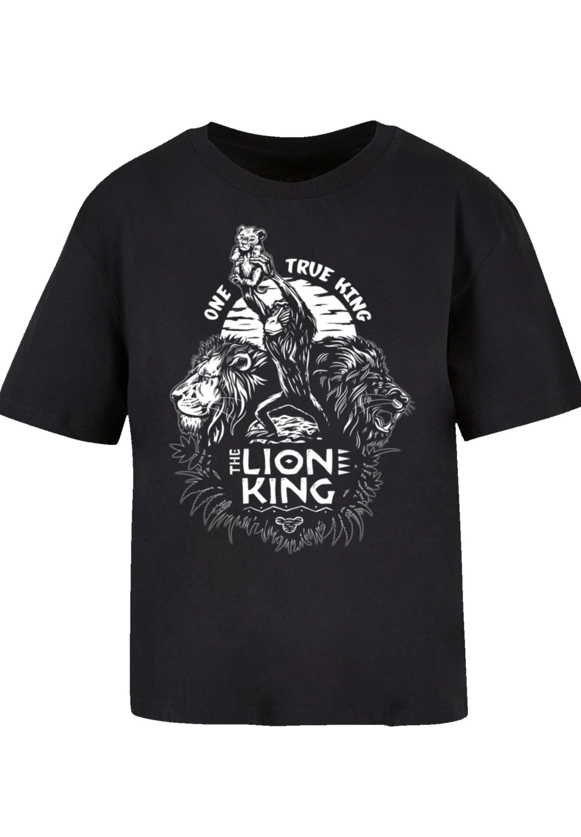 True vielseitig T-Shirt F4NT4STIC und Disney Premium König Qualität, Löwen Komfortabel King der kombinierbar One