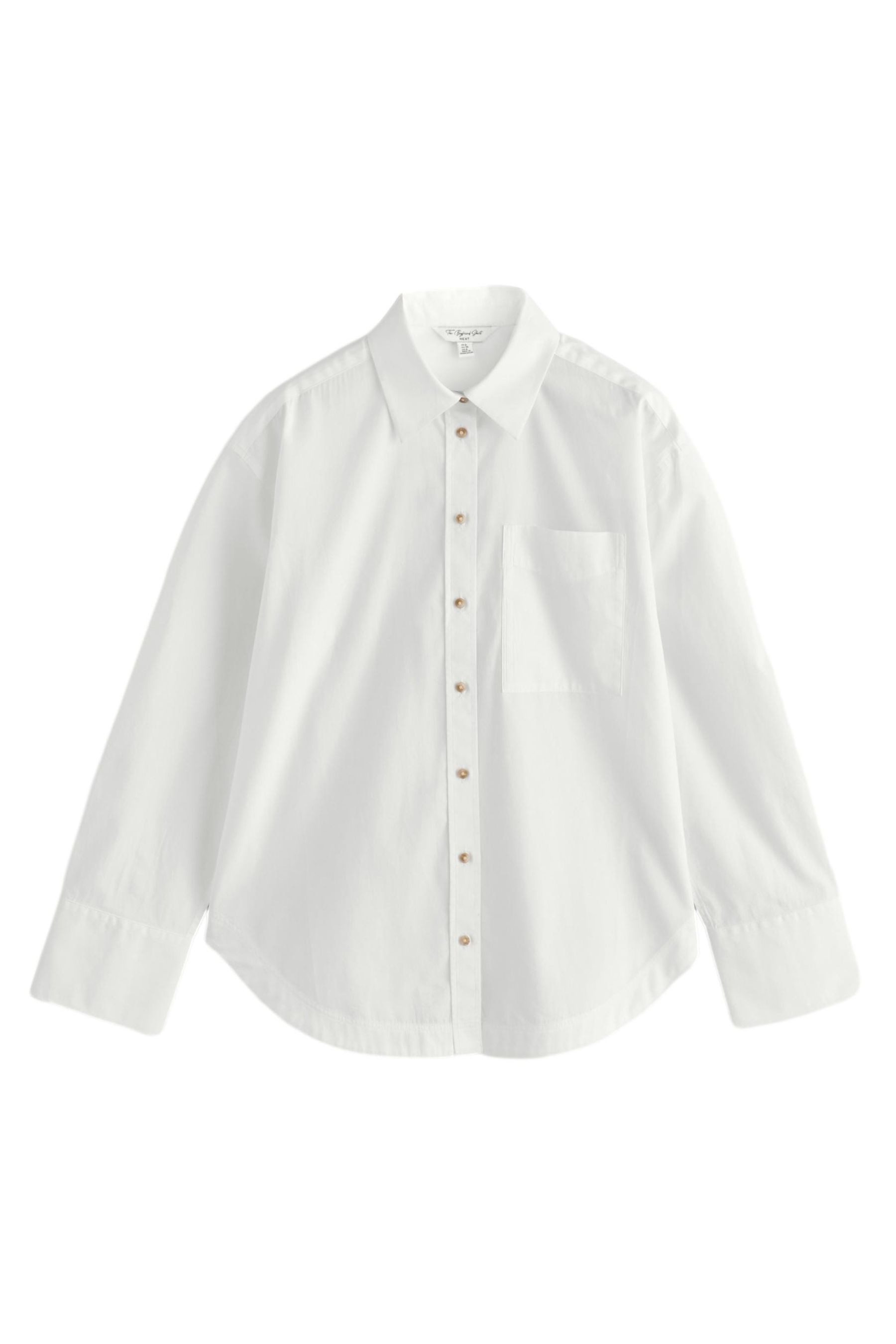 Next Langarmbluse Button-Down-Shirt 100 % Baumwolle im günstig online kaufen