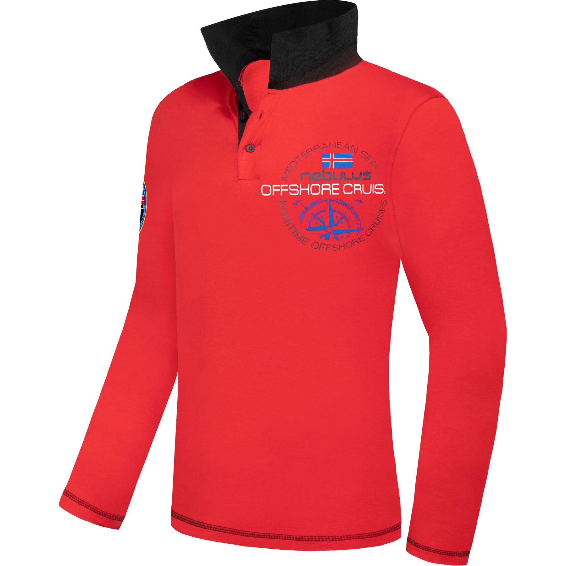 Poloshirt BILLER, P5397 - Herren, rot, M