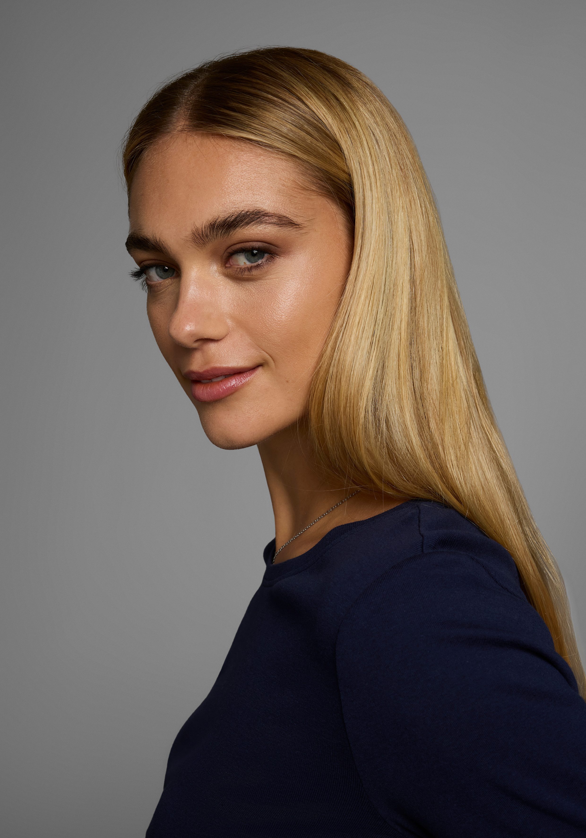 H.I.S Langarmshirt figurbetonte Passform, Feinrippstoff aus Baumwolle und Viskose