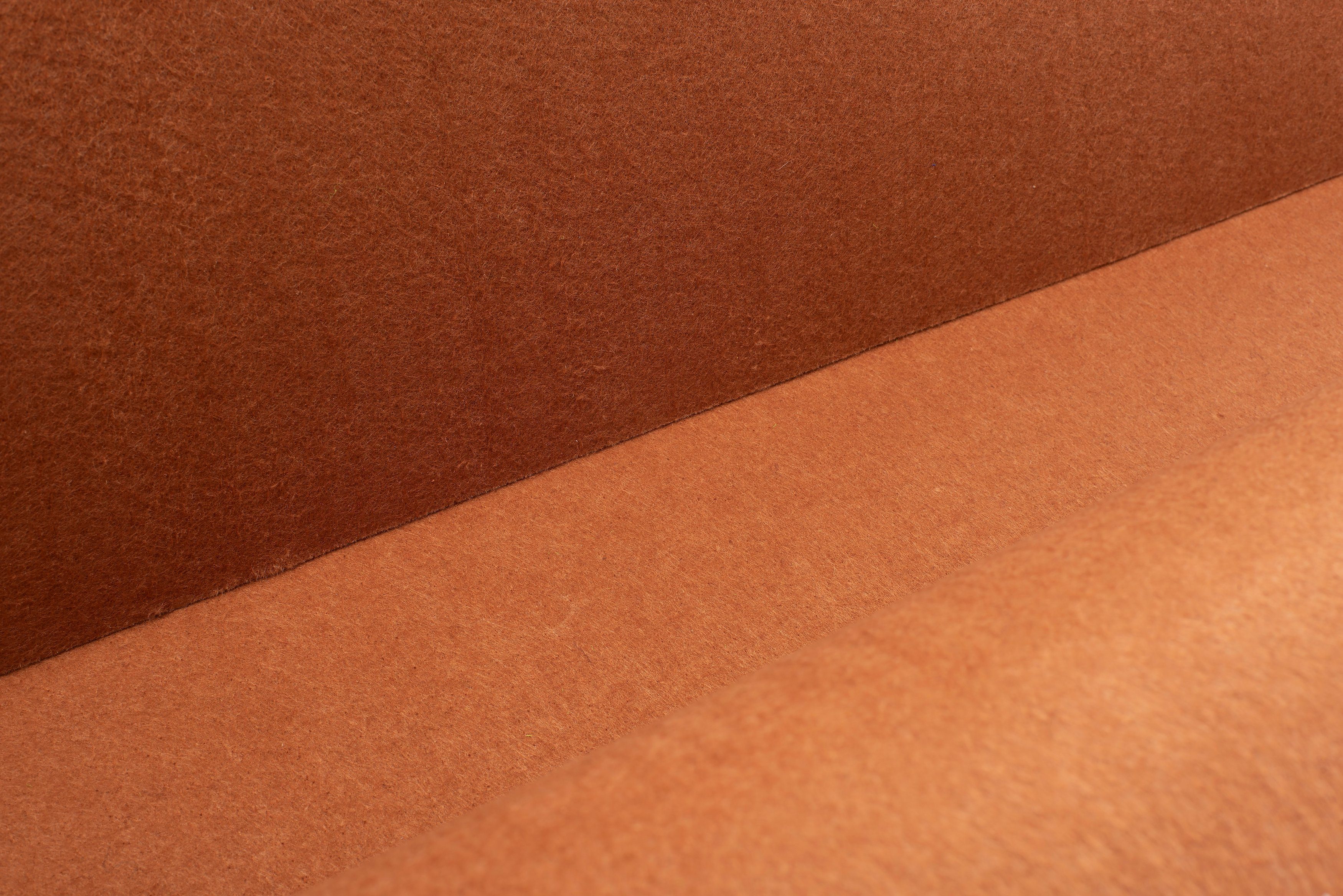 sunnypillow Stoff Filz Filzstoff Bastelfilz Dekorationsfilz Weicher Dekofilz Taschenfilz, Breite : 150 cm, Dicke : 3mm, Meterware : 1 m, Farbe: Braun