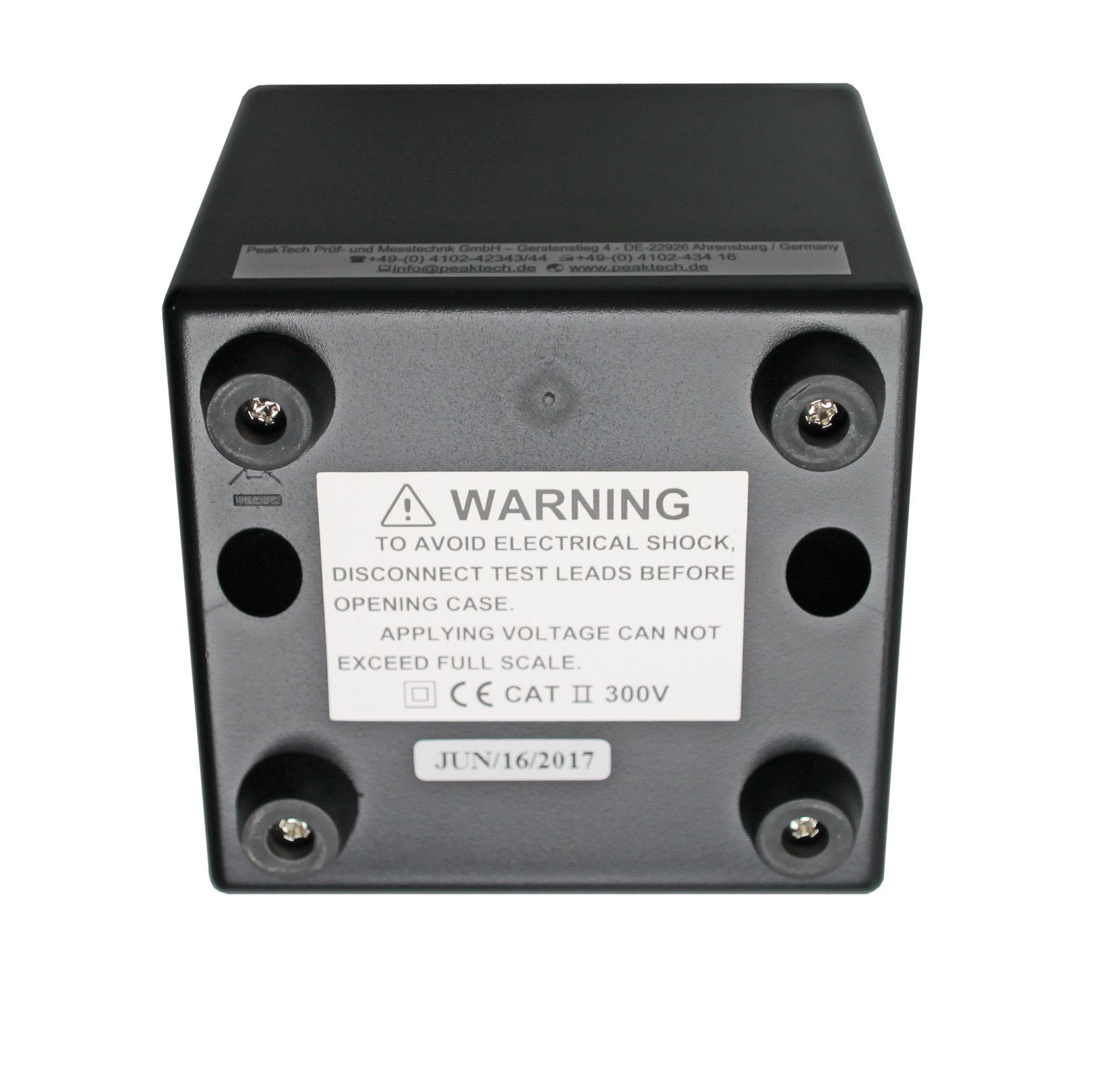 Analog-Amperemeter P 1-tlg. Strommessgerät mA 205-03: PeakTech 0-1 (ED-205 0-1MA), PeakTech