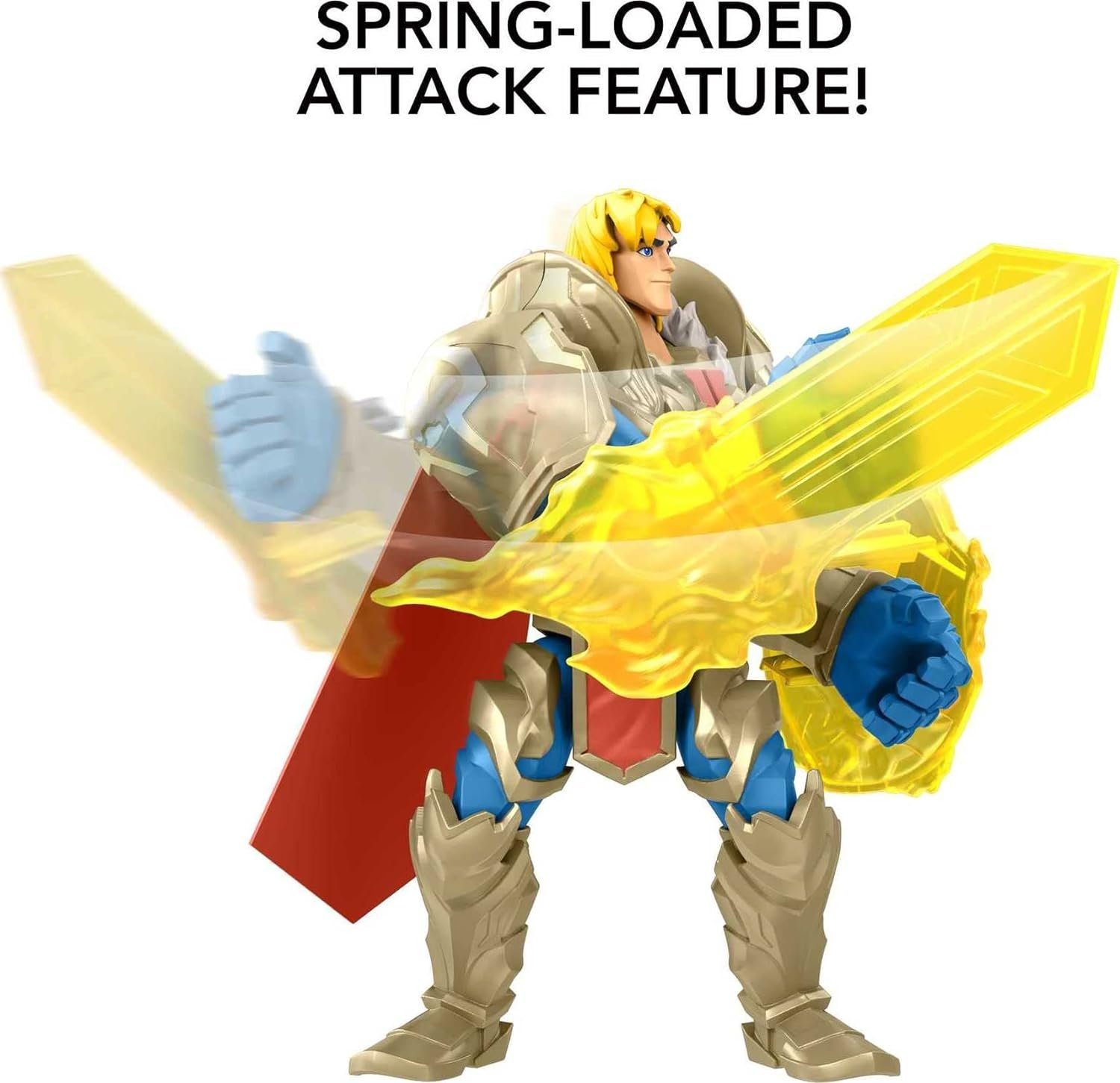 Mattel® Actionfigur Masters of the Universe Actionfigur - He-Man (15cm), inklusive Schwert & Schild
