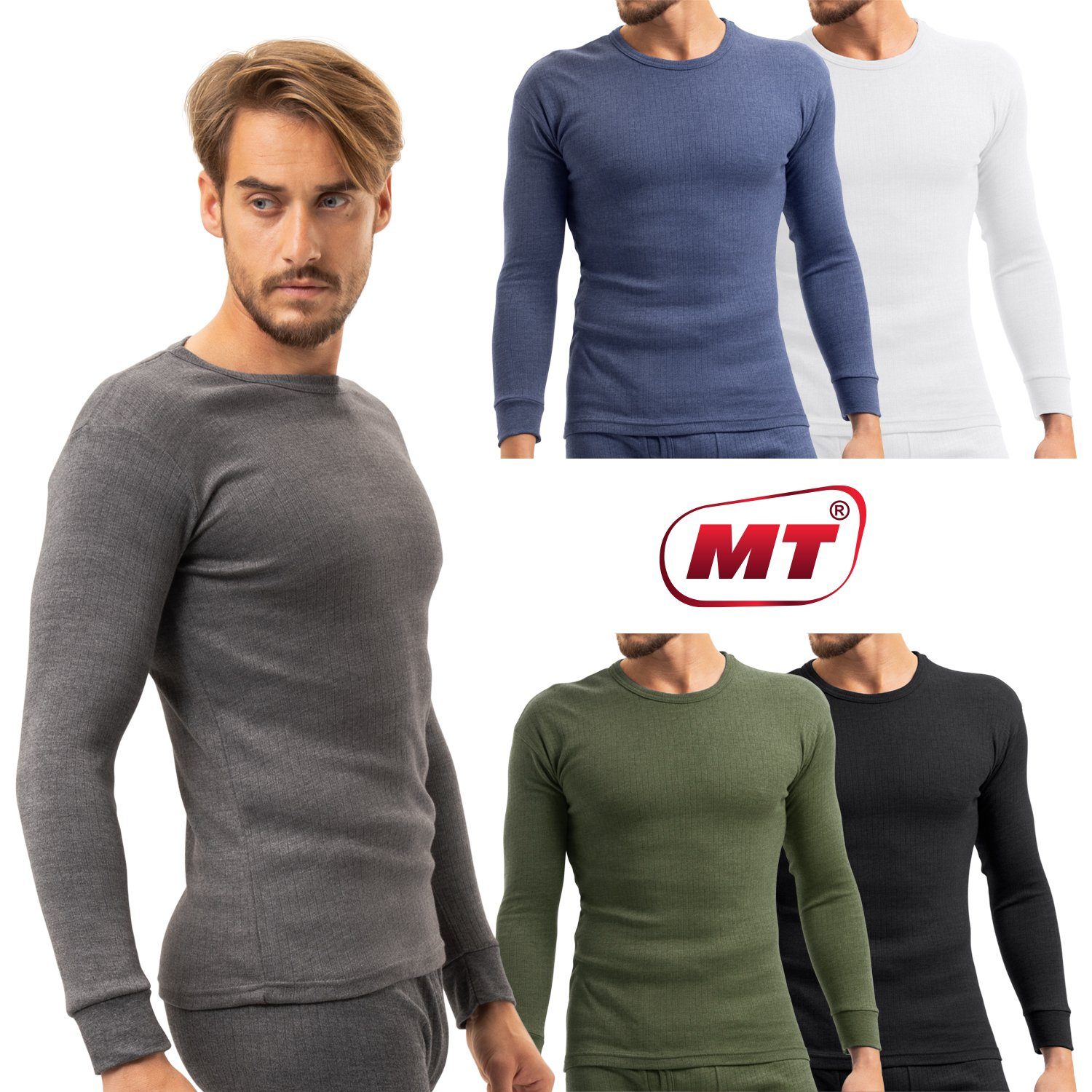 MT Funktionshemd Herren Ski- / Thermounterhemd - Thermo Unterwäsche Hemd langarm