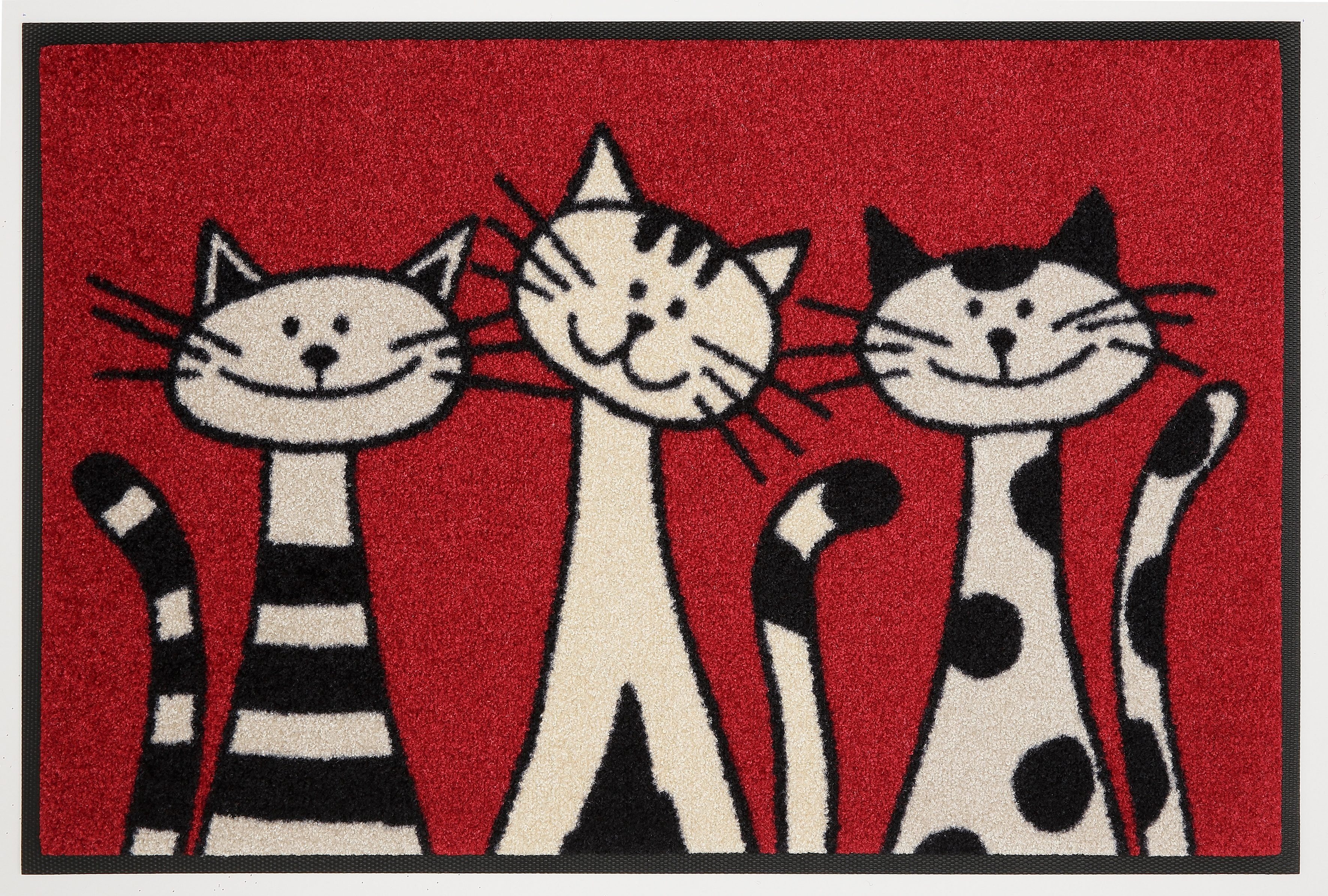 wash+dry by Kleen-Tex Fußmatte Three Cats, günstig online kaufen