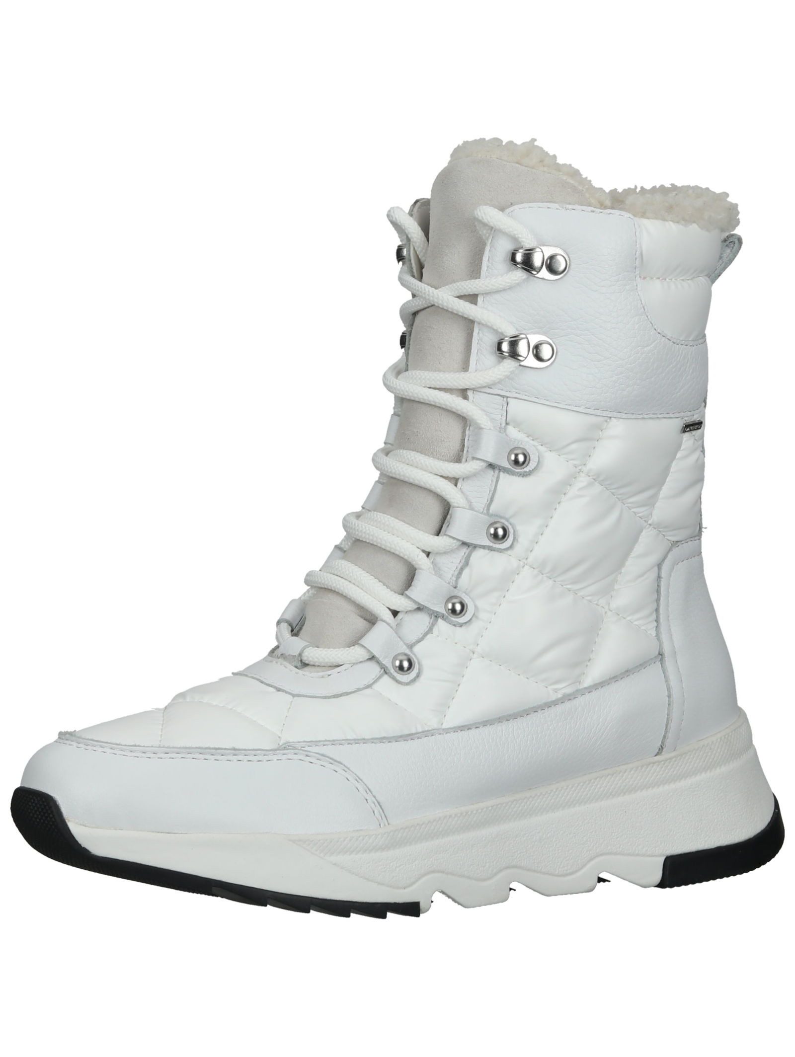 Geox Geox Stiefelette Leder/Textil Schnürstiefelette