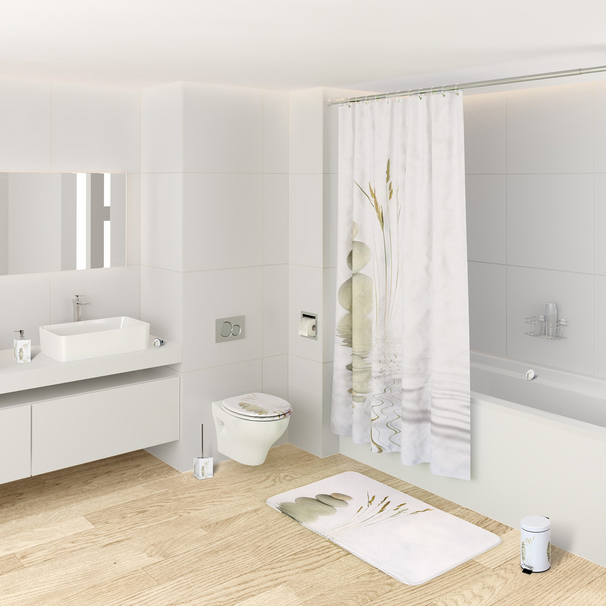 Sanilo Badaccessoire-Set Balance, WC-Bürste und Seifenspender, günstig online kaufen