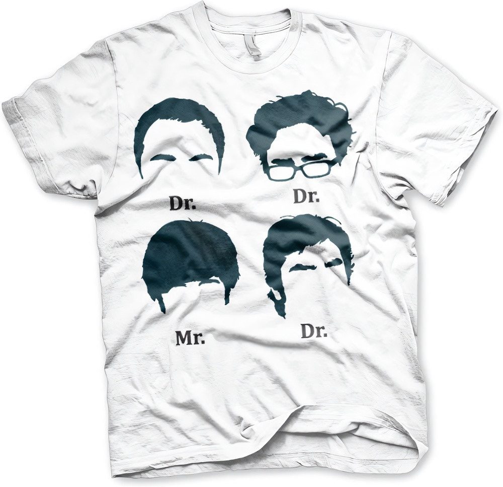 The Big Bang Theory T-Shirt Prefix Heads Big Tall T-Shirt