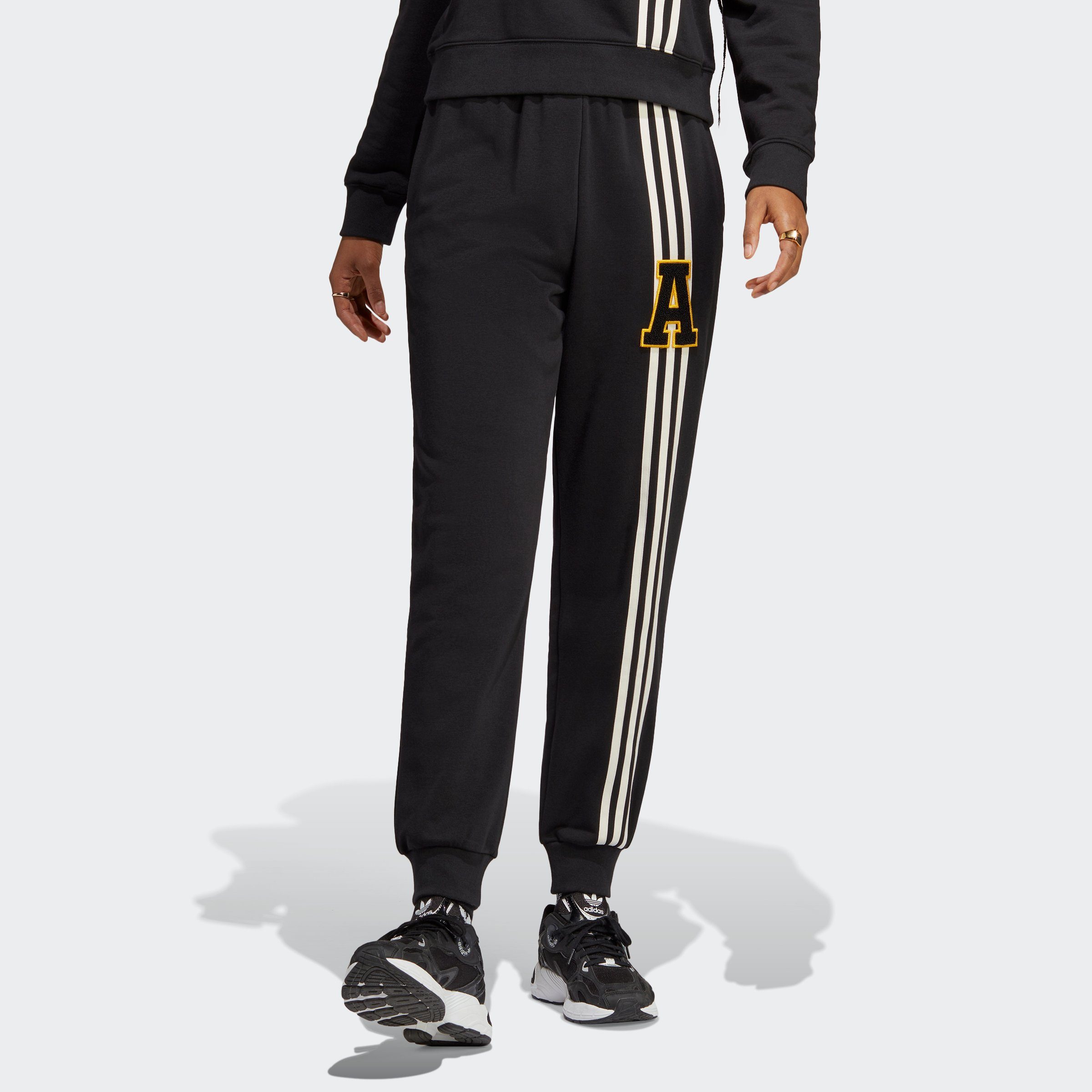 Sporthose Originals 3STREIFEN adidas Black ORIGINALS (1-tlg) LEG