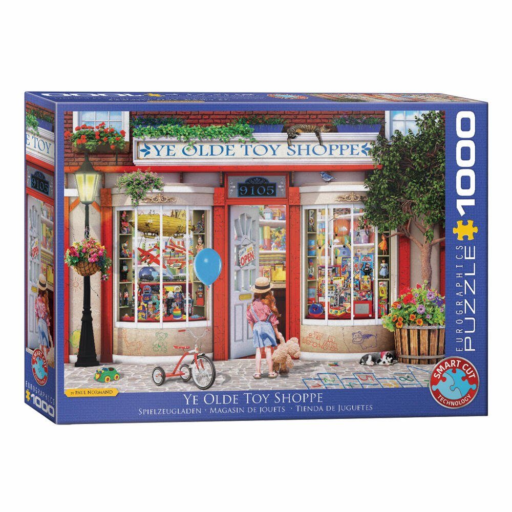 EUROGRAPHICS Puzzle Der alte Spielzeugladen von Paul Normand, 1000 Puzzleteile