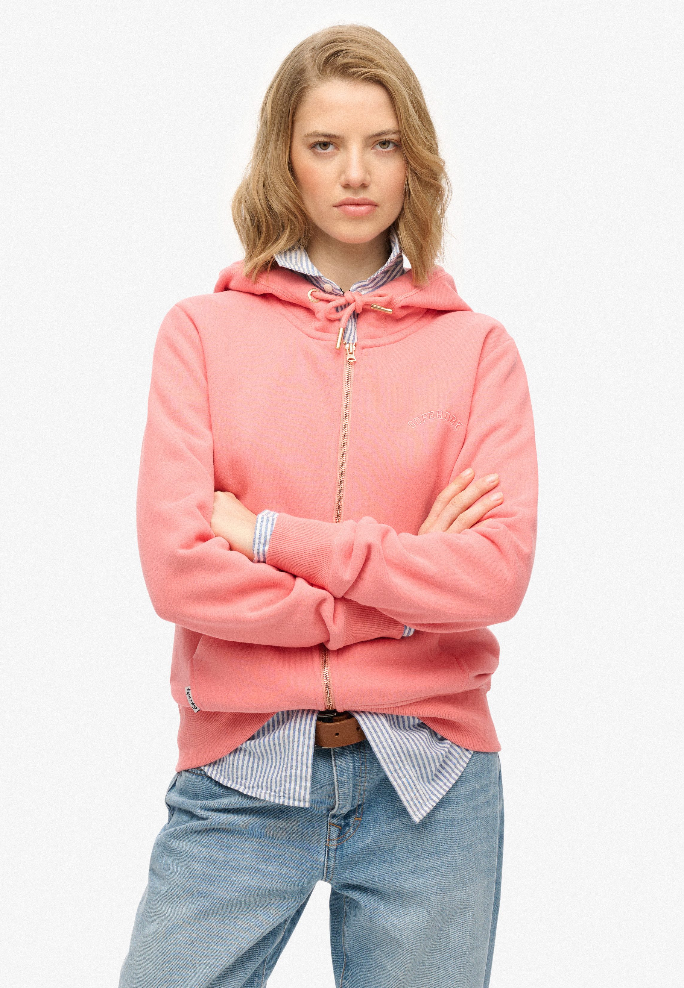 Superdry Kapuzensweatjacke ESSENTIAL LOGO ZIPHOOD HB günstig online kaufen