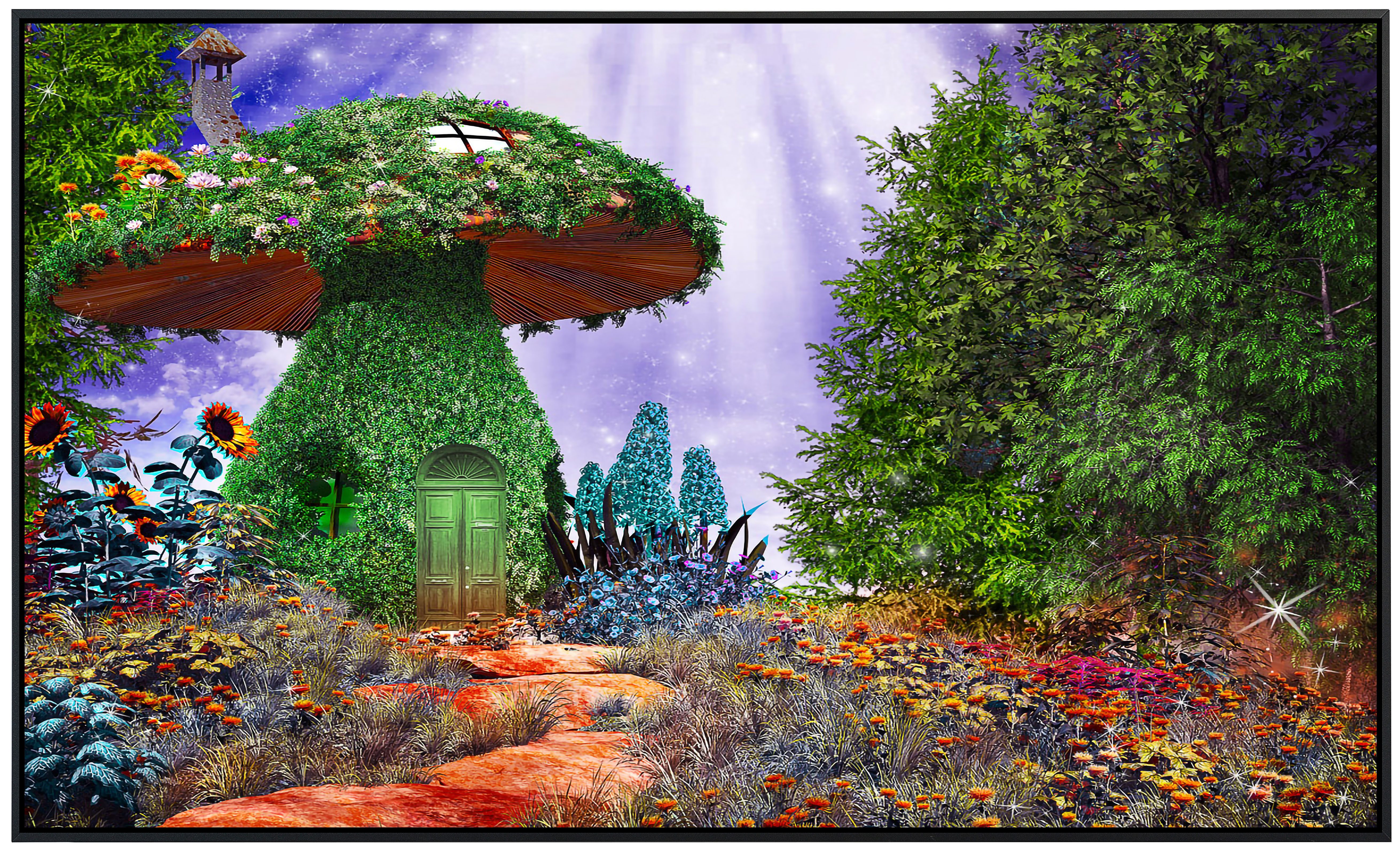 Papermoon Infrarotheizung INFRAROT-BILD-HEIZUNG, Pilzhaus, TÜV-Rheinland/GS günstig online kaufen