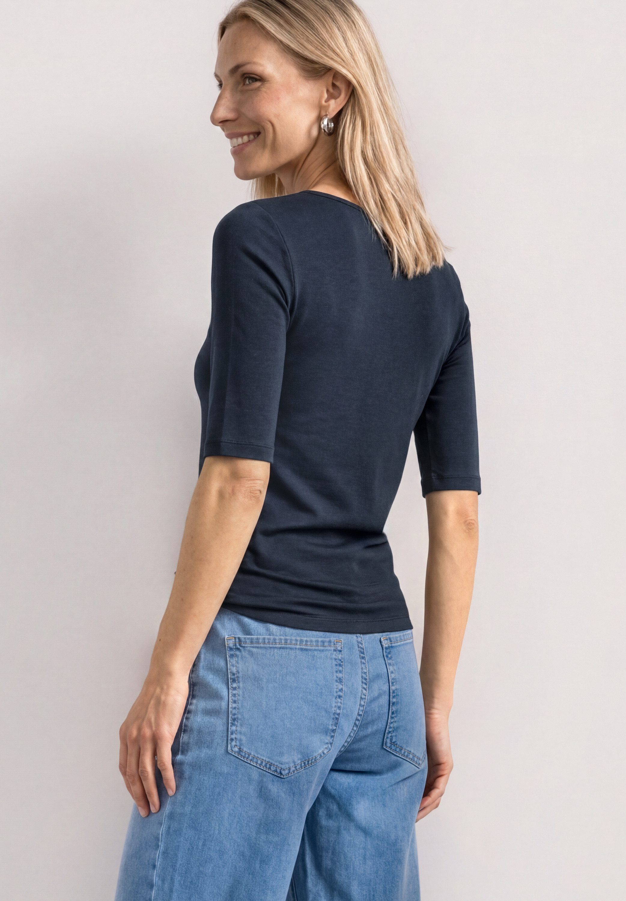 STREET ONE T-Shirt in Unifarbe – Bild 2 von 5