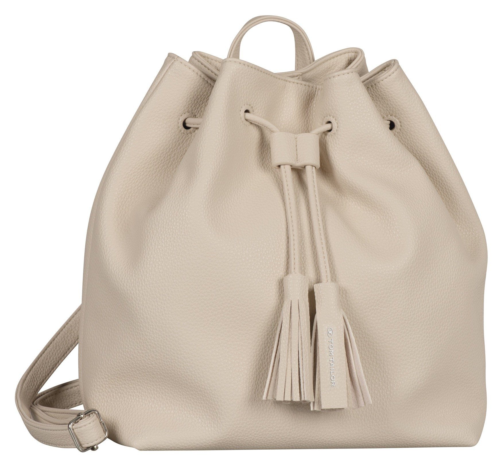 M, Cityrucksack CAMILLA dezenten TOM Backpack im TAILOR Stil offwhite