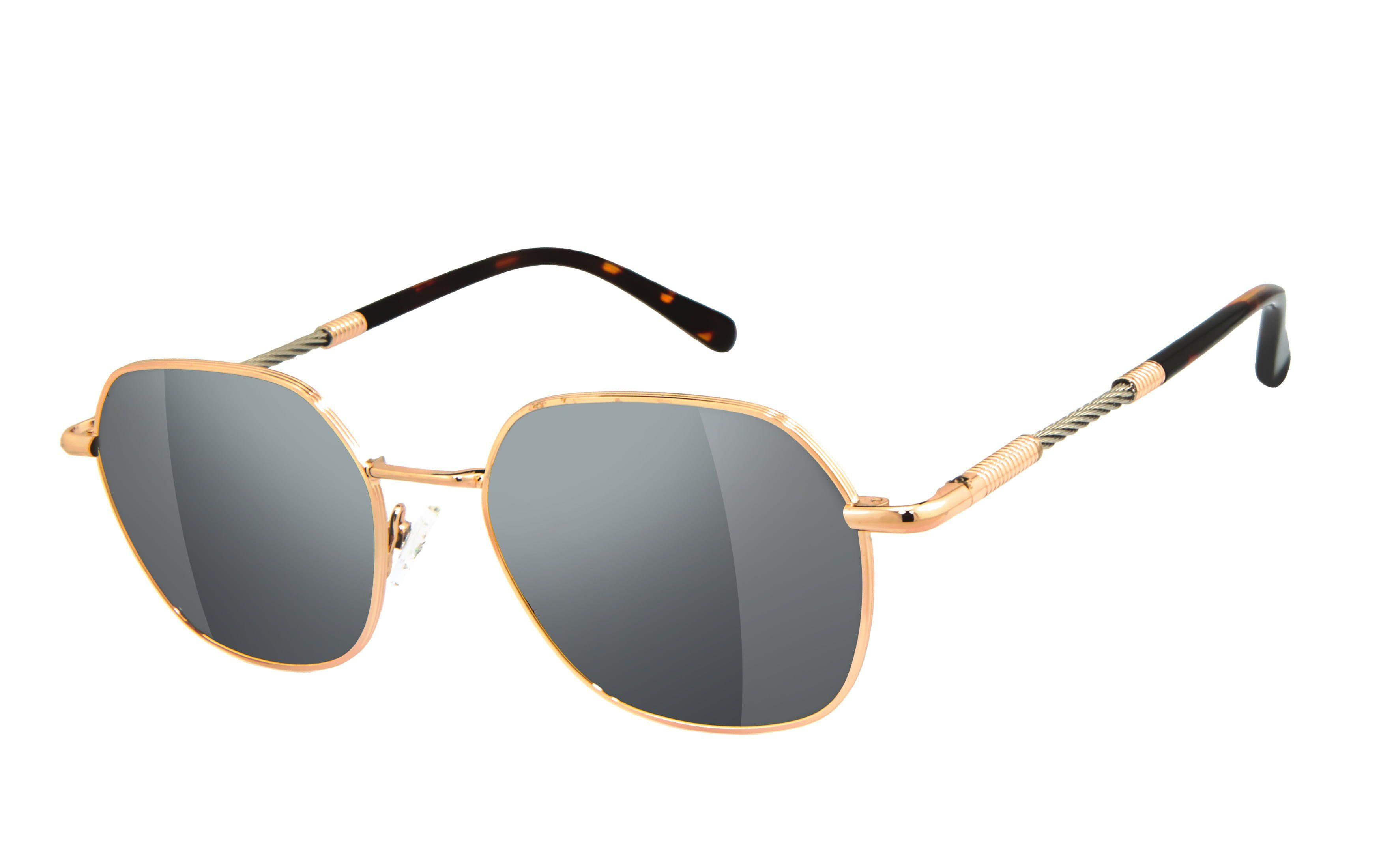 BERTONI EYEWEAR Sonnenbrille BTE002go-a HLT® Qualitätsgläser, Flex-Scharniere