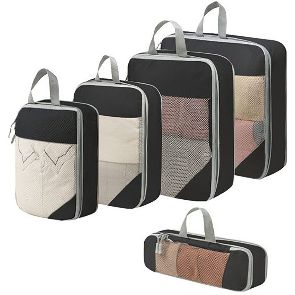 Kofferorganizer 5-Teiliges Set Packing Cubes Compression