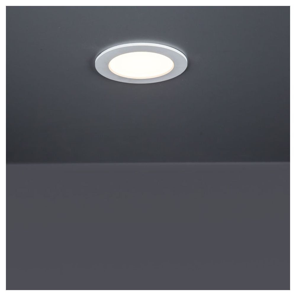 HEITRONIC LED Panel LED Panel Kallisi in Weiß aus Metall 6W 3000K 420lm 115mm, LED