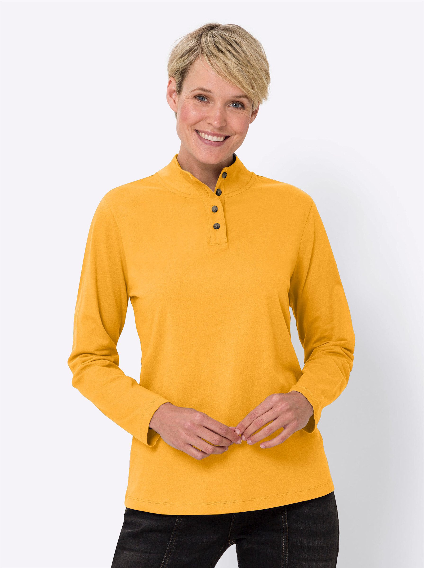 Sieh an! T-Shirt Shirt Langarm