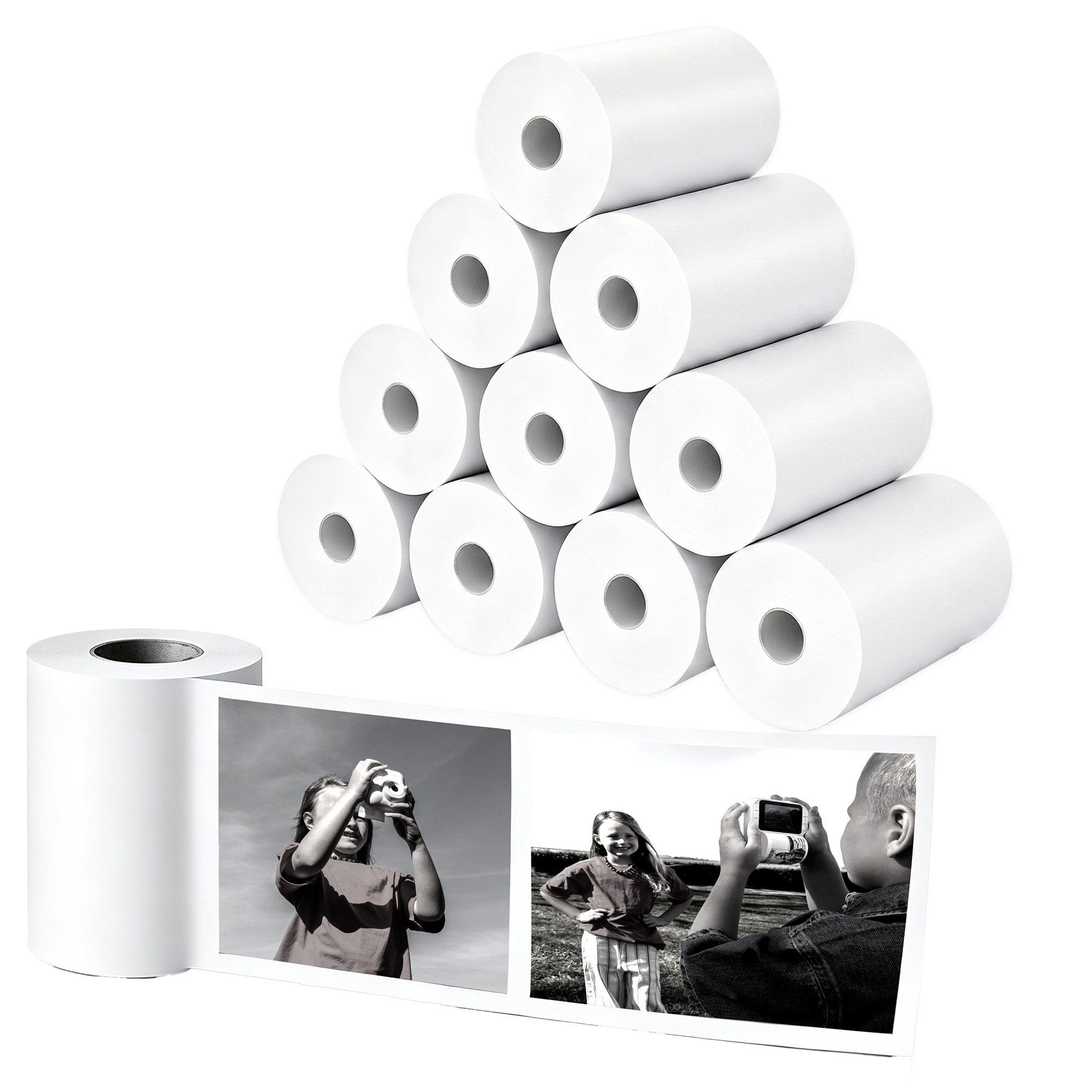 imoshion Selfie-Stick imoshion Druckpapier für die Kids Camera mit Fotodrucker 10er-Pack - W