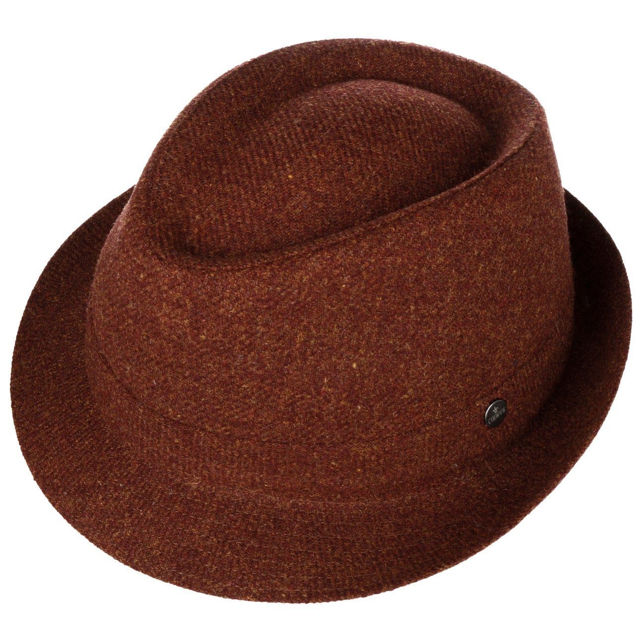 Italy in (1-St) Lierys Futter, mit Trilby rost Wolltrilby Made