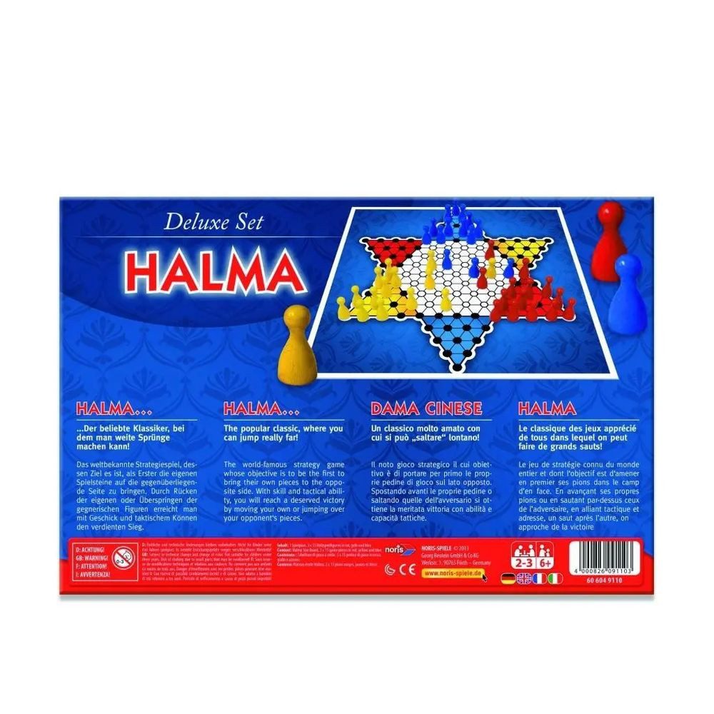 Noris Spiel Deluxe Set - Halma