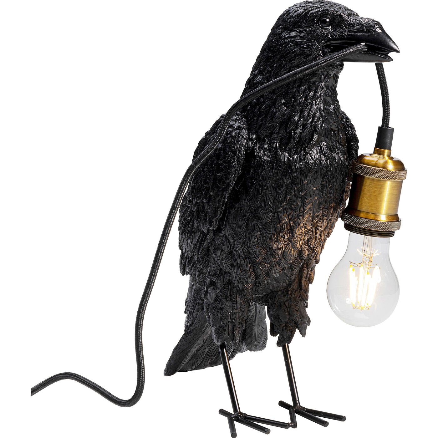 Kare Design Tischleuchte Animal Crow, ohne günstig online kaufen