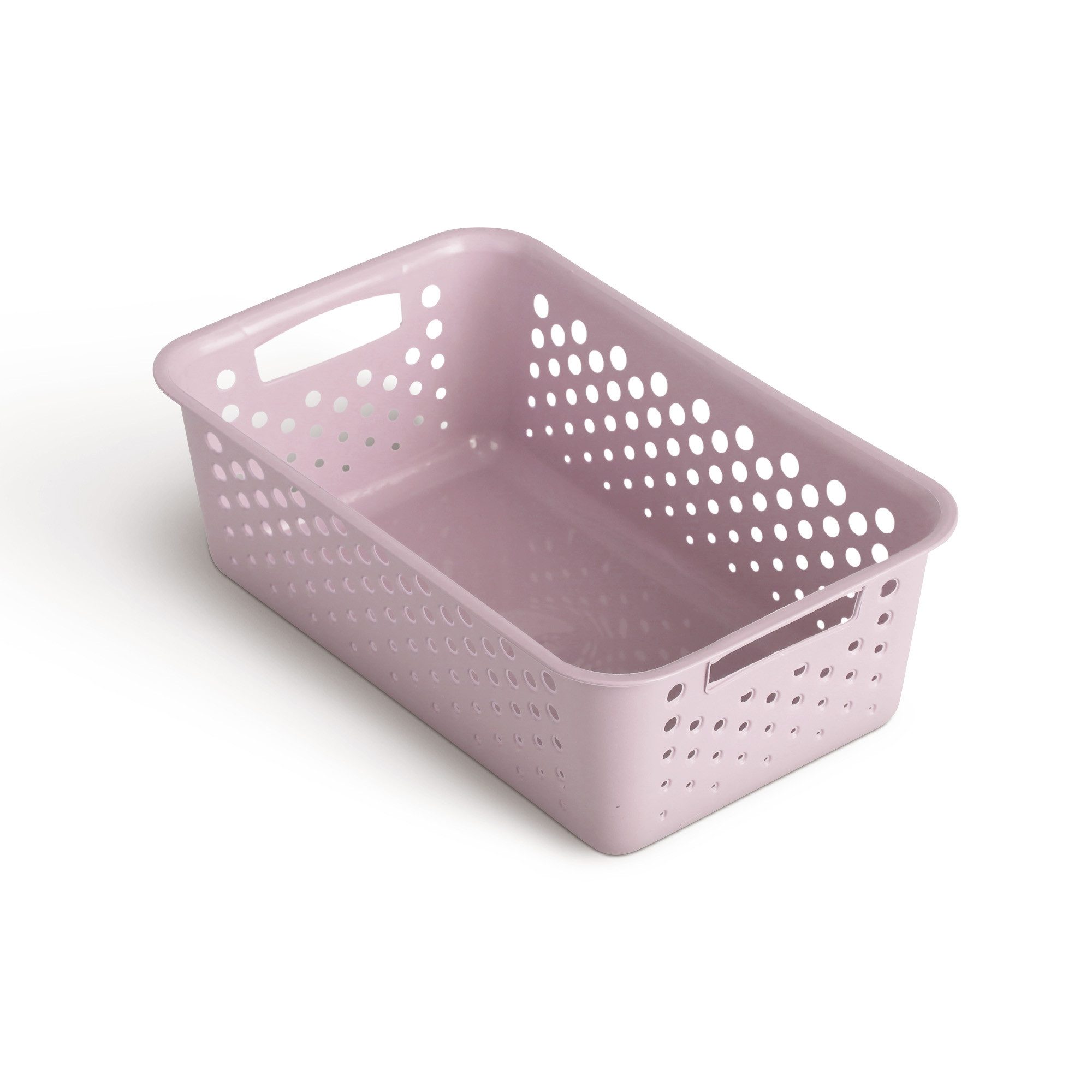 Pro Home Aufbewahrungskorb Modularer Kunststoffkorb Kunststoff Box (1 St), Aufbewahrungsbox mit Griffen - BPA-Frei - Organizer Körbchen Bad Küche