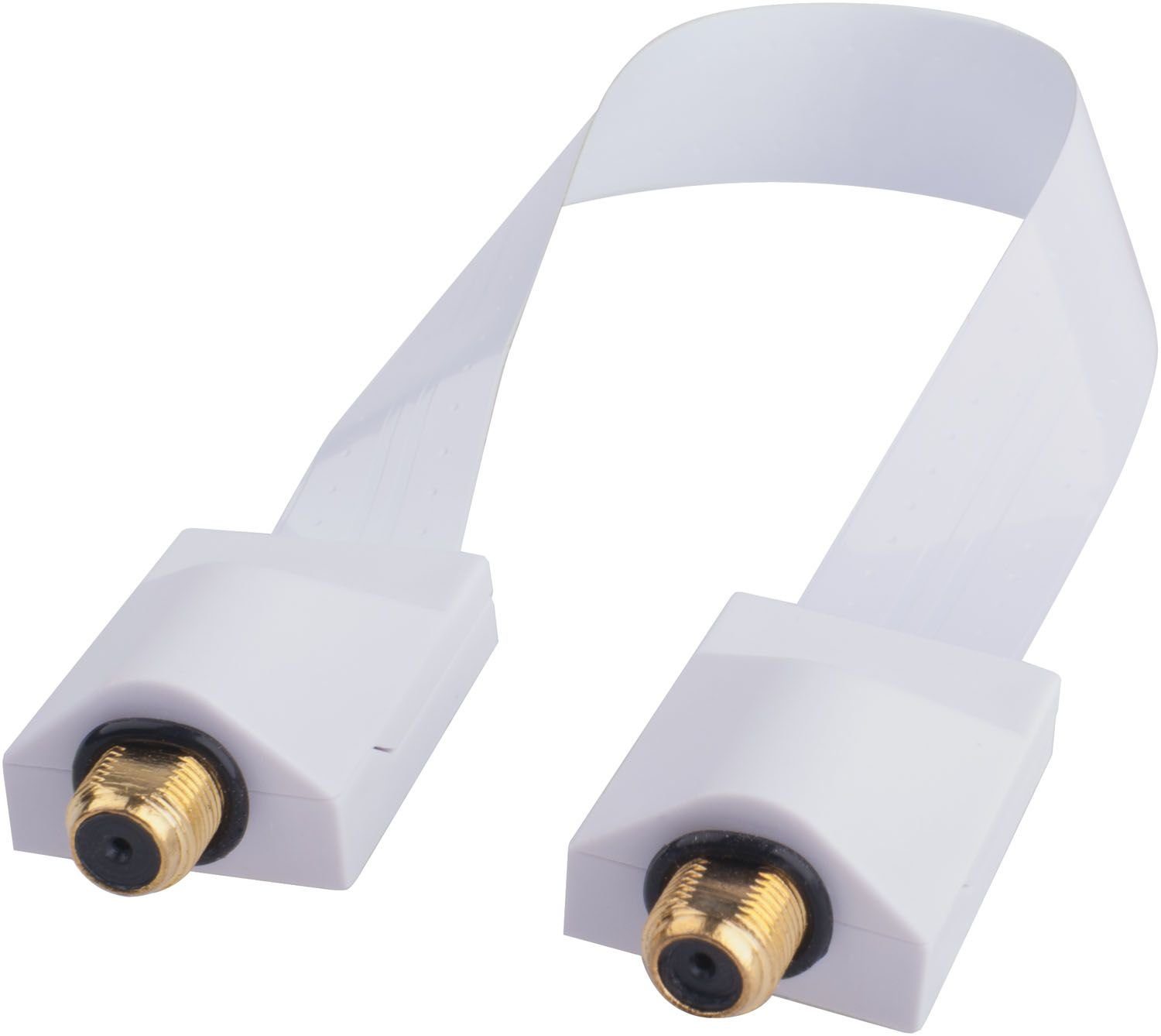 DUR-line DUR-line FD Slim Weiss - Fensterdurchführung SAT-Kabel