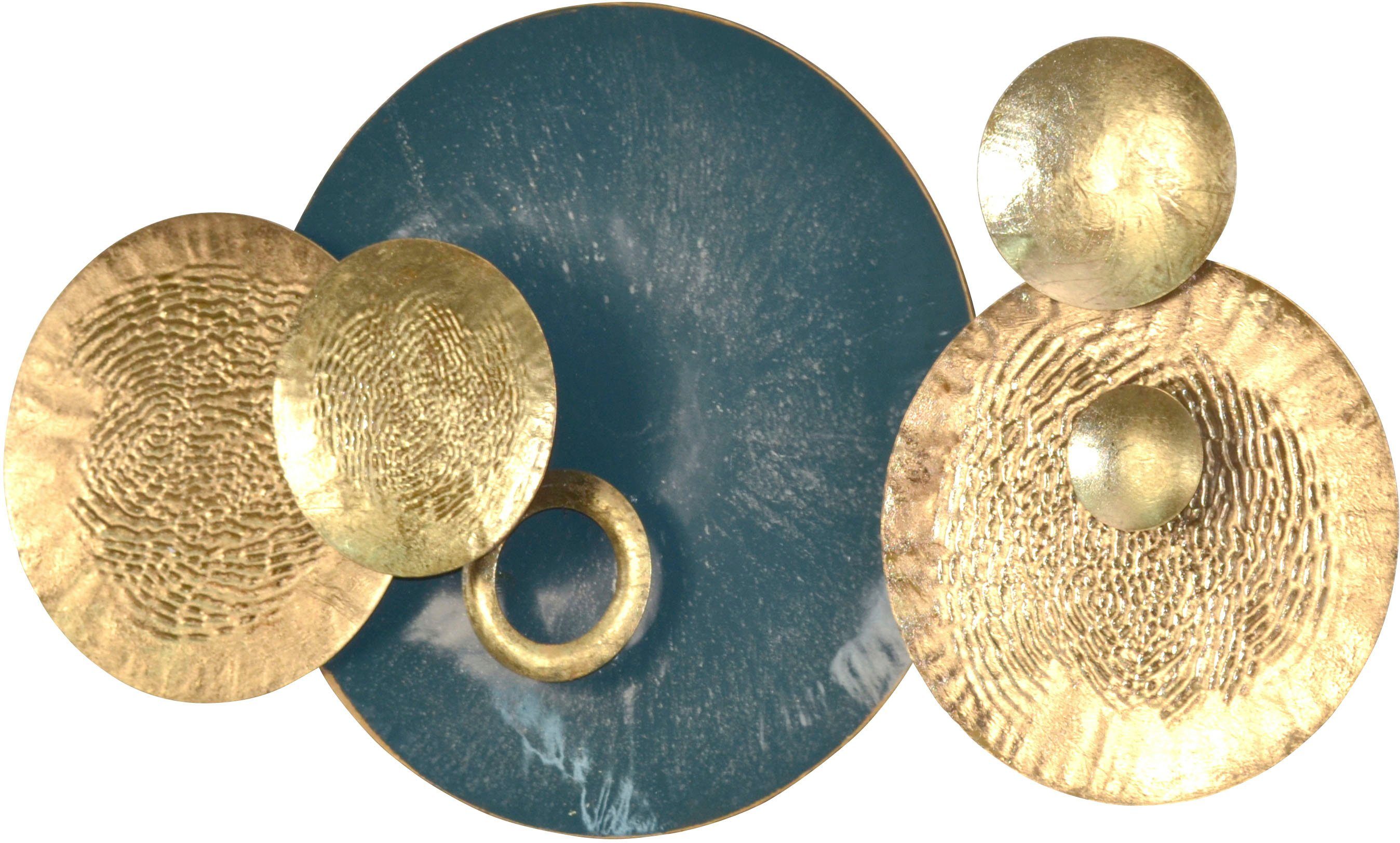 pajoma® Wanddekoobjekt Wanddekoration (1 St), Wandobjekt aus Metall, viele Kreise
