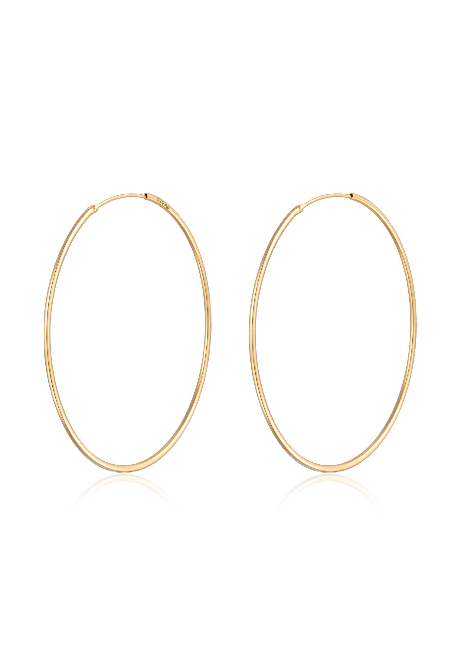 Elli Paar Creolen Creolen Rund Basic Klassisch 925 Silber günstig online kaufen