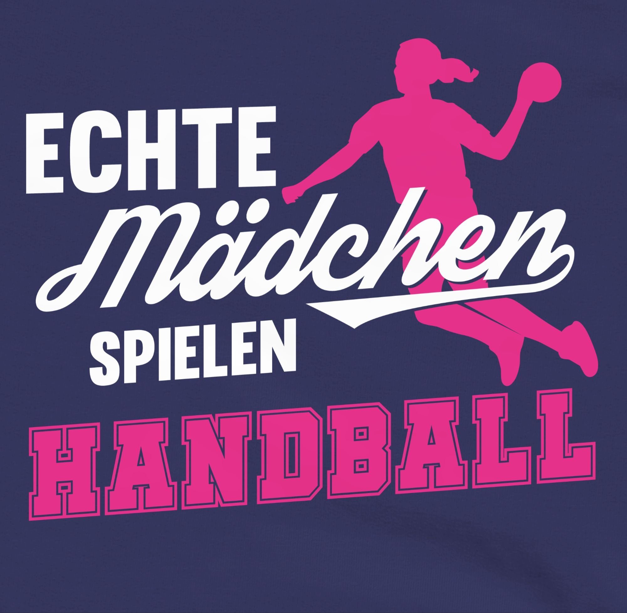 spielen Kinder Kleidung Handball weiß Mädchen Sport Hoodie Shirtracer Blau 2 fuchsia Echte Navy /