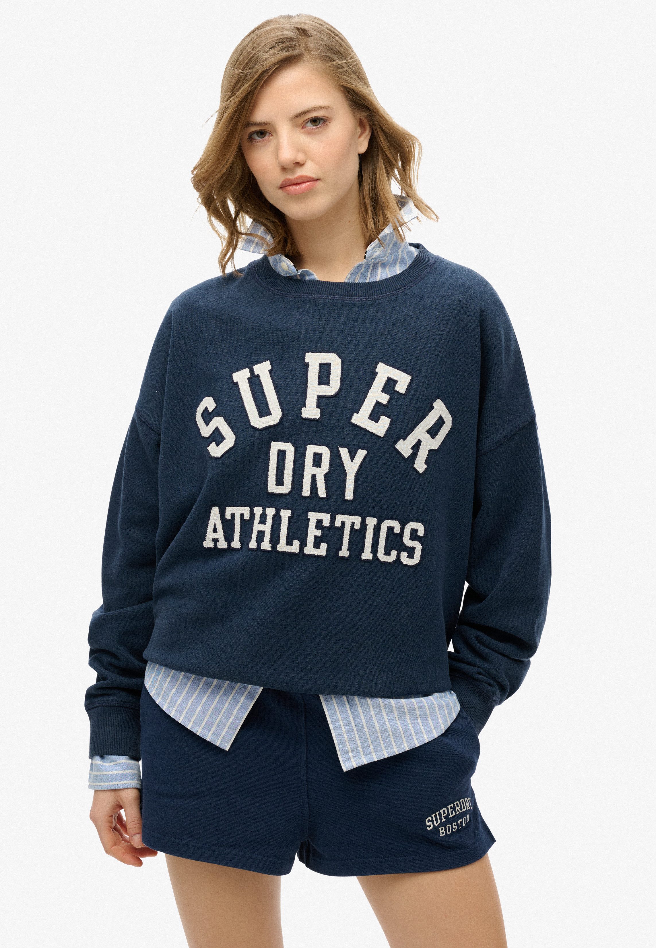 Superdry Sweatshirt Ath Ess Relaxed Applique günstig online kaufen