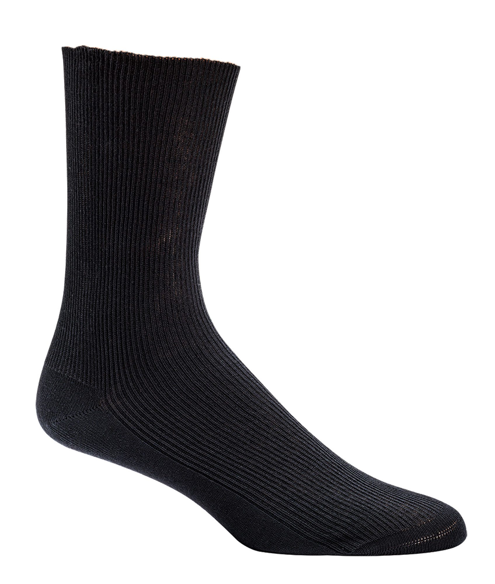 FussFreunde Diabetikersocken 10 Paar Unisex Gesundheitssocken ohne Gummidruck, 100% Baumwolle (10 Paar)