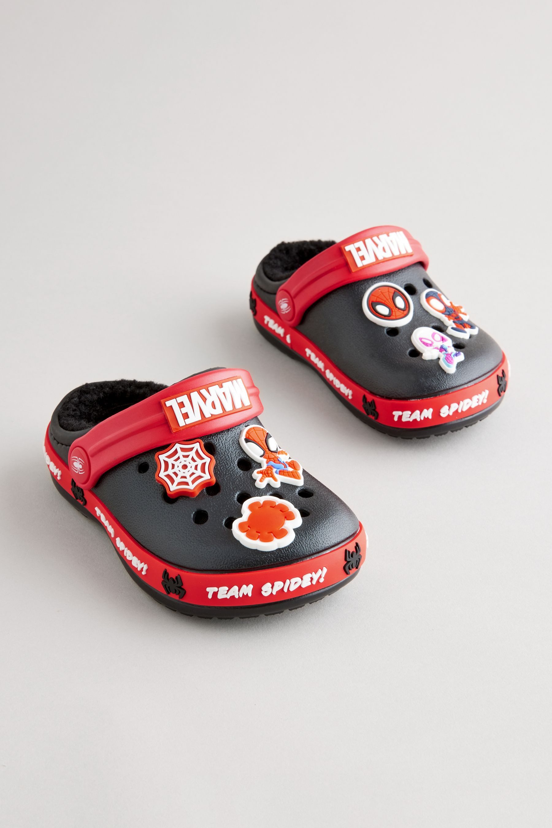 NEXT Gefütterte Clogs Hausschuhe - Weiche Clogs Mit Fleece-Futter Für Drinnen & Draußen