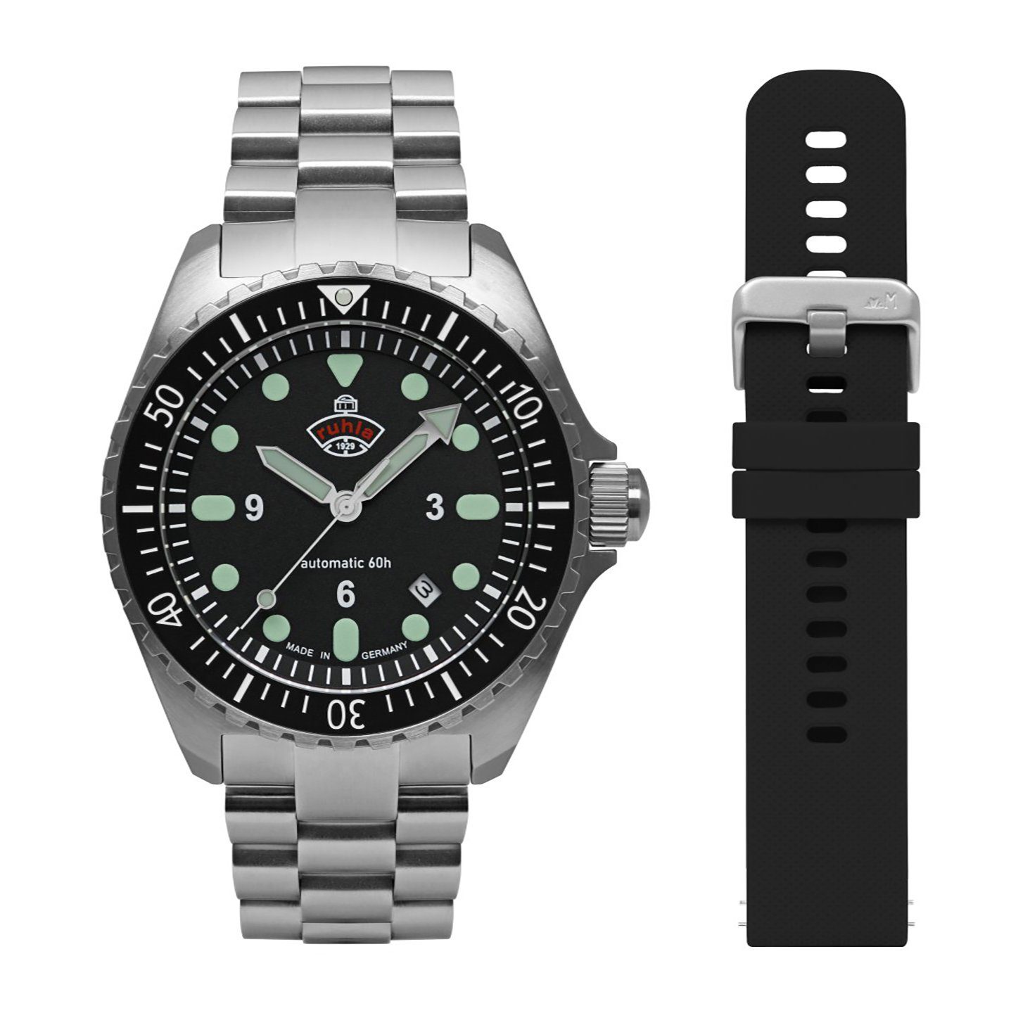 ruhla Automatikuhr NVA Kommando Minentaucher 4960M-5_set, günstig online kaufen