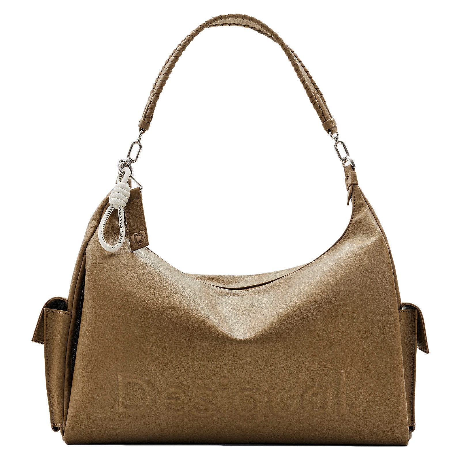 Desigual Schultertasche Schultertasche Bag Half Logo 24 Kaki Brasilia 24SAX günstig online kaufen