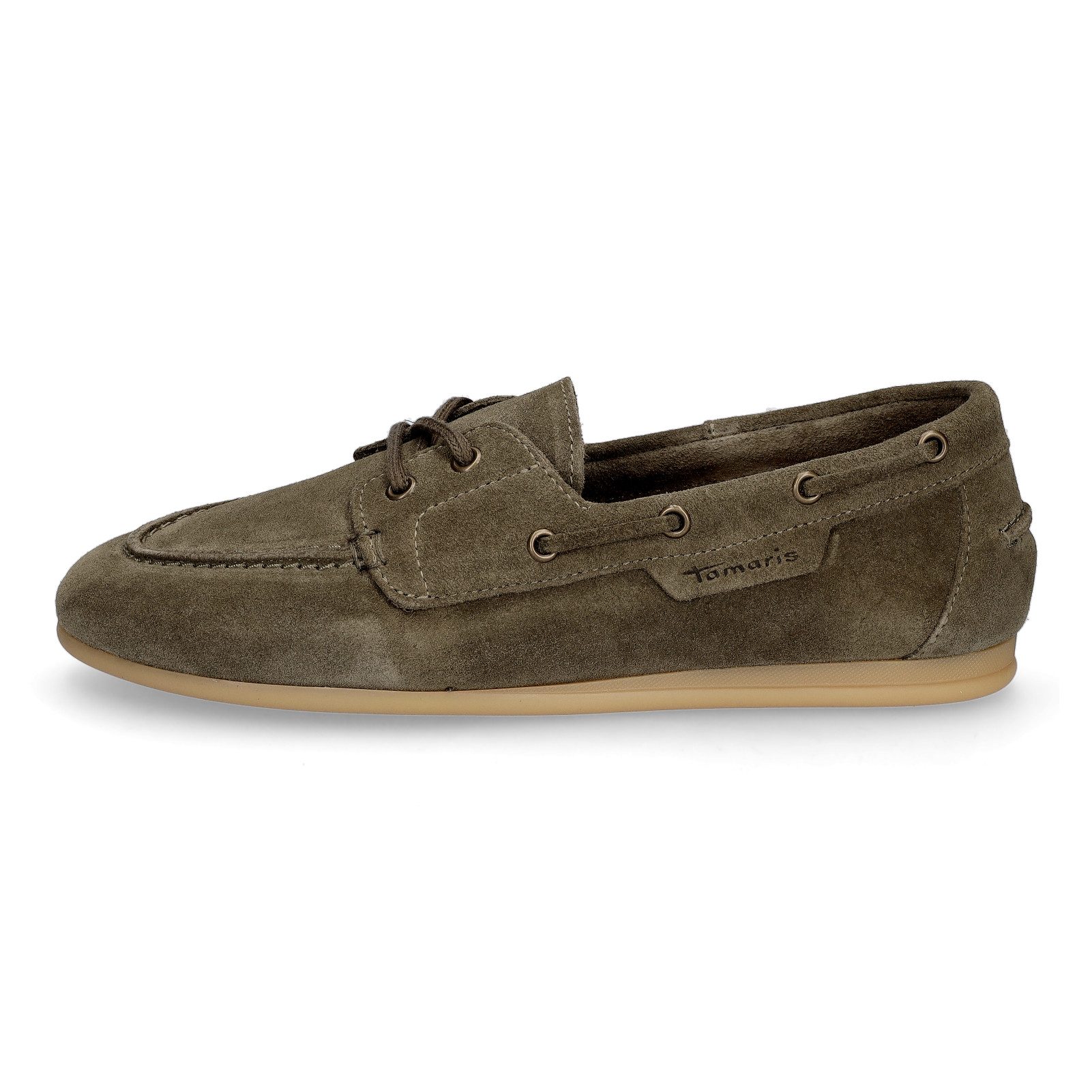 Tamaris Tamaris Damen Mokassin oliv Slipper
