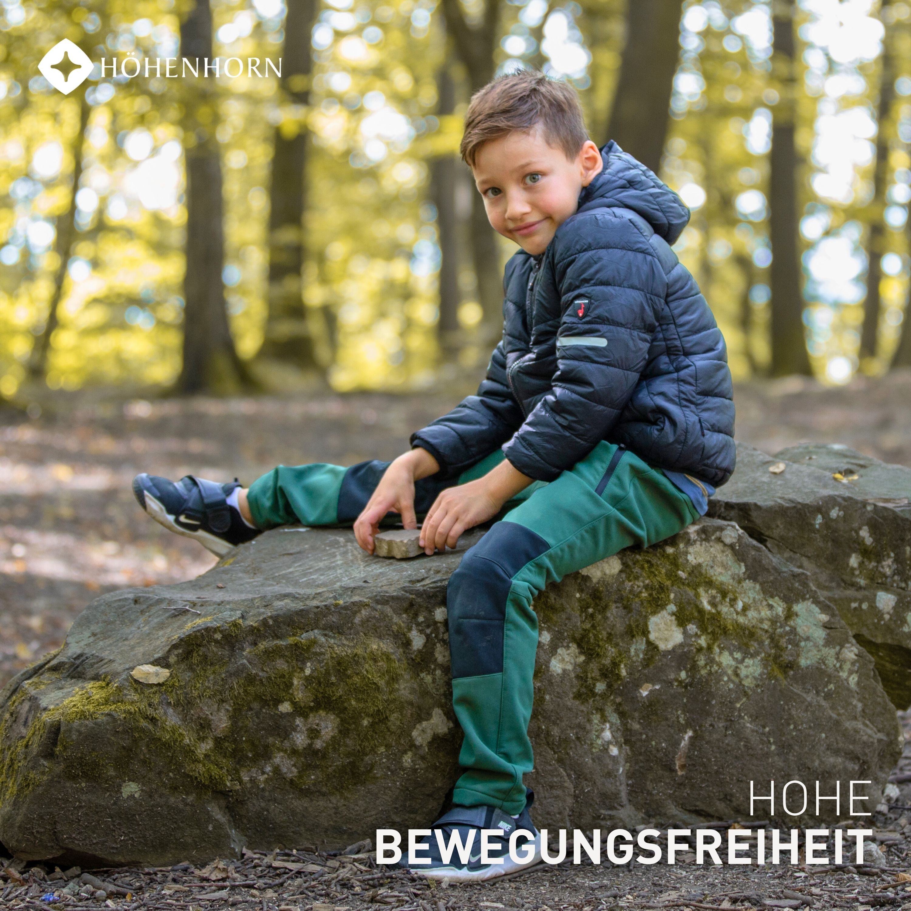 Höhenhorn Steppjacke Krocko Kinder Jacke Jungen Mädchen Kids Übergangsjacke leichtes Eigengewicht, Thermo-Wattierung – Bild 4 von 5