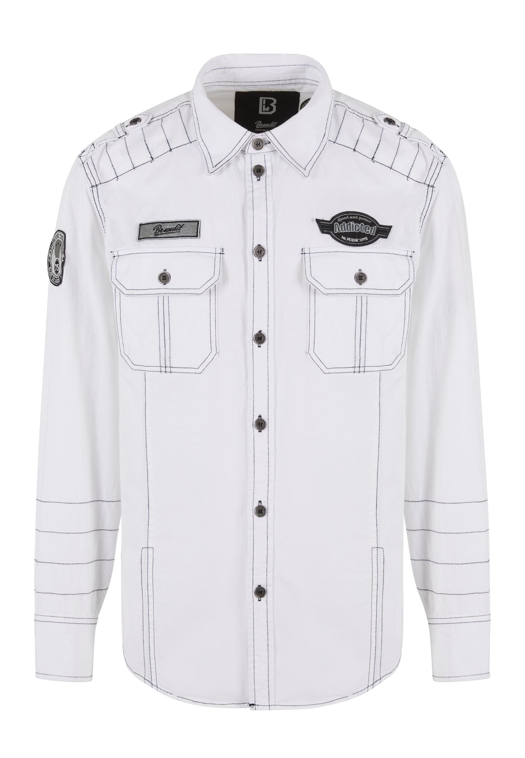 Brandit Langarmhemd Brandit Herren Luis Vintageshirt (1-tlg) günstig online kaufen