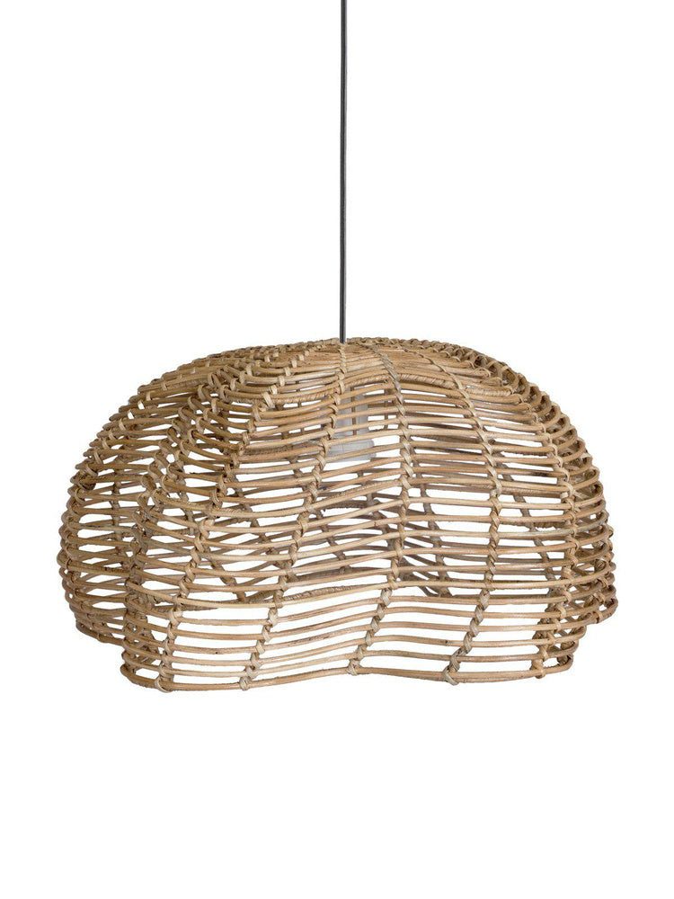 PR Home Außen-Deckenleuchte PR Home Mayla Outdoor Pendelleuchte E27 aus handgeflochtenem Rattan, Nicht enthalten