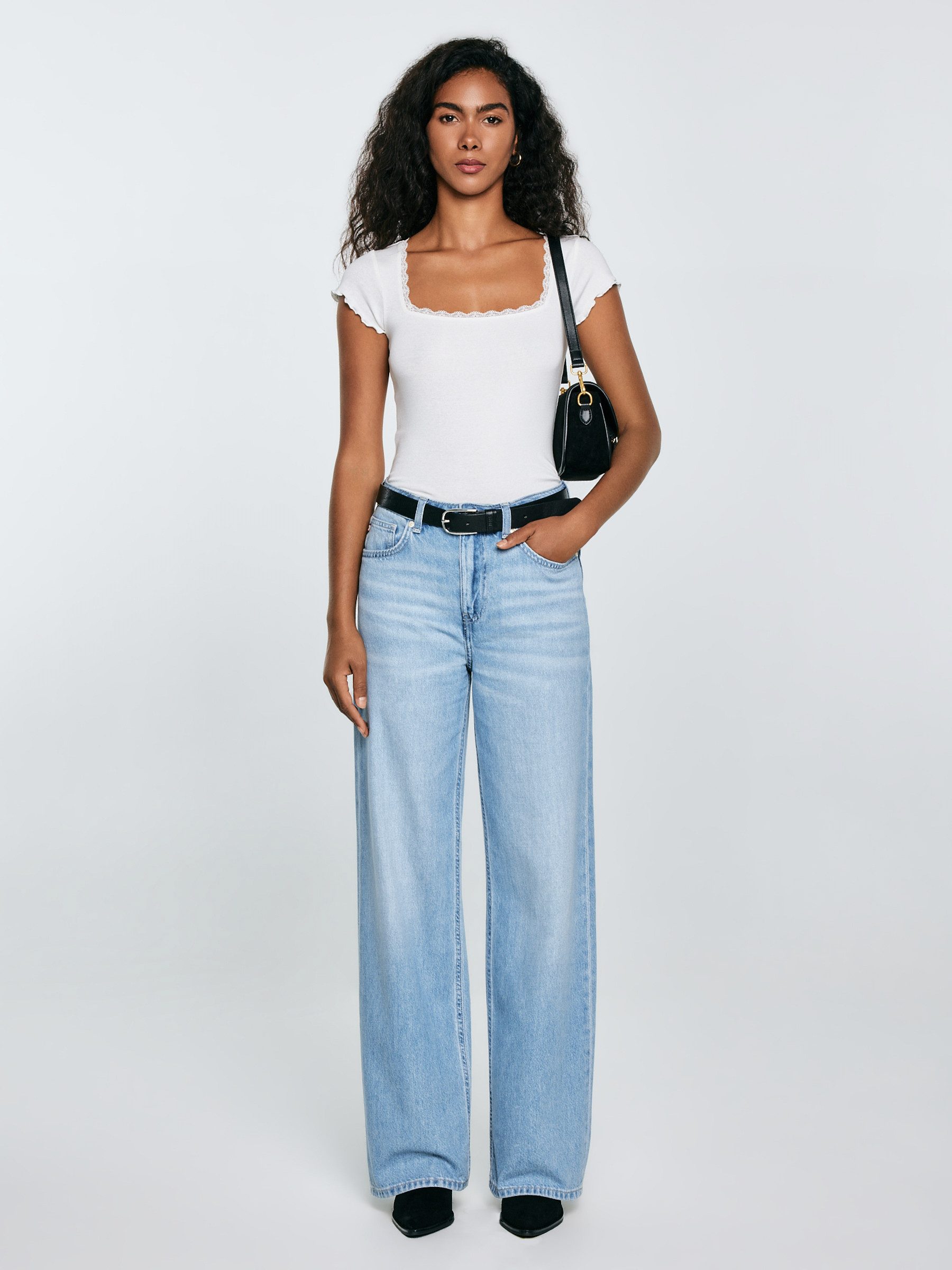 BIG STAR Weite Jeans ATREA hohe Leibhöhe günstig online kaufen