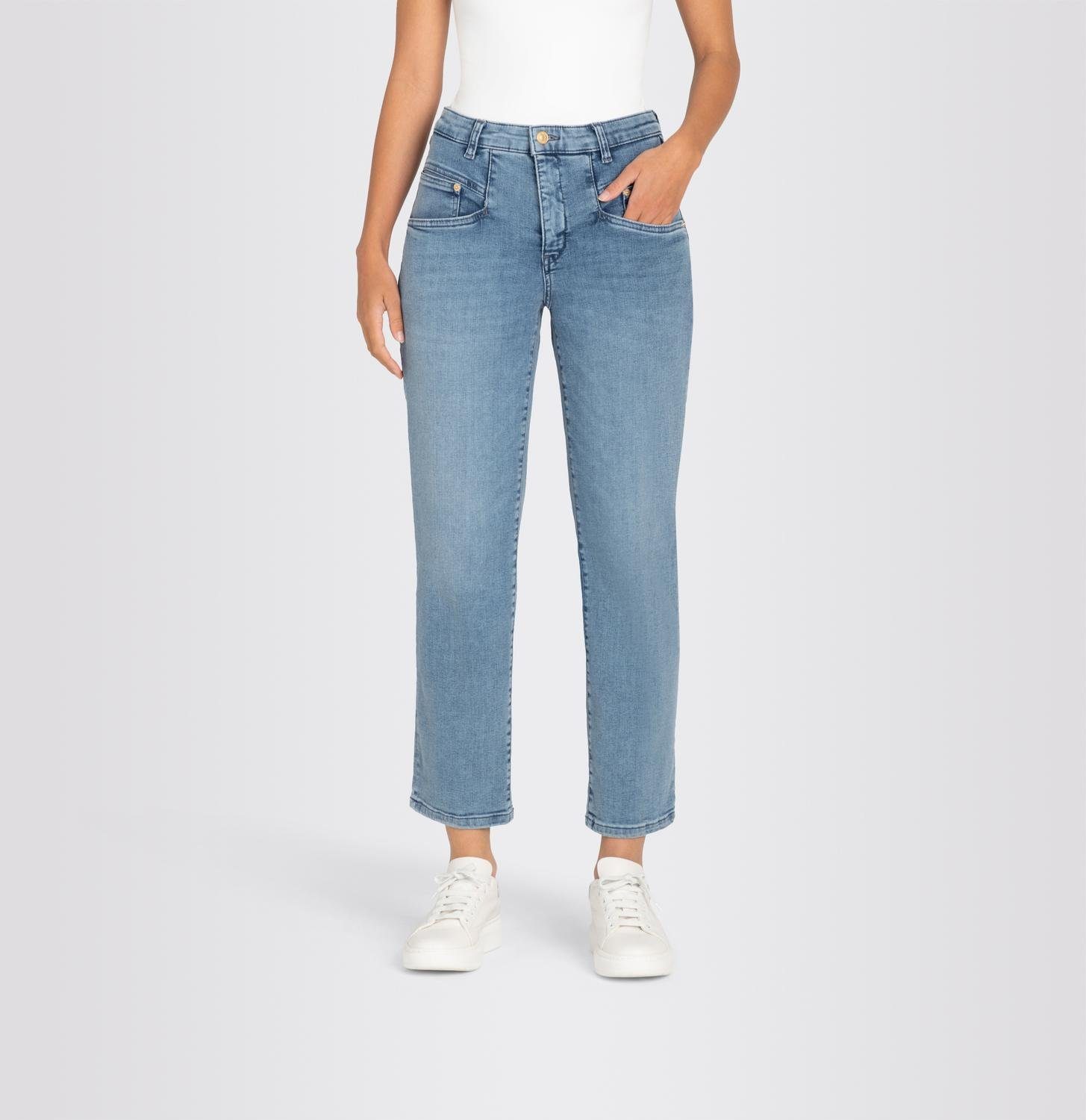 MAC Regular-fit-Jeans RICH, summer light blue basic