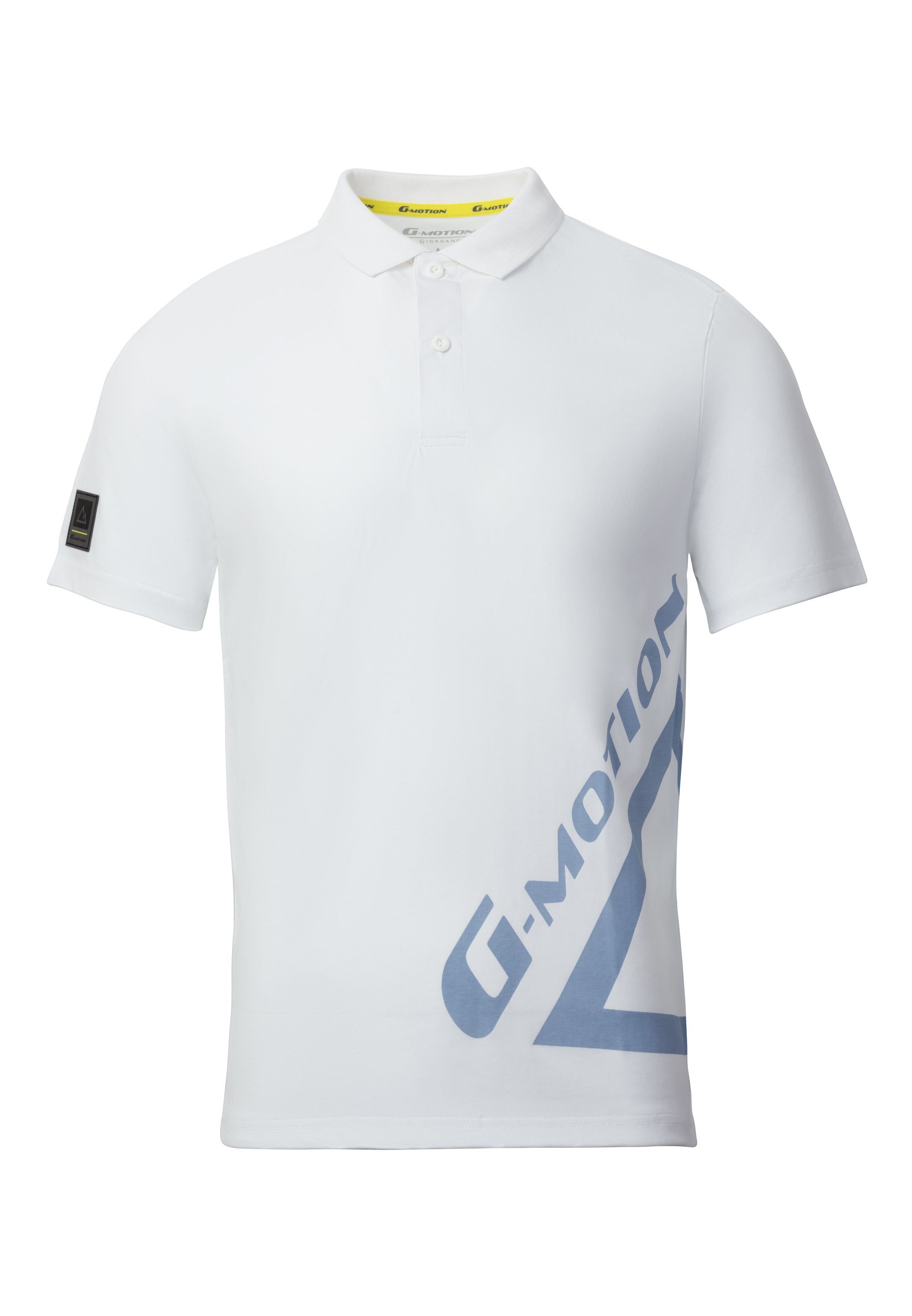 GIORDANO Poloshirt mit praktischer Quick-Dry-Funktion weiß