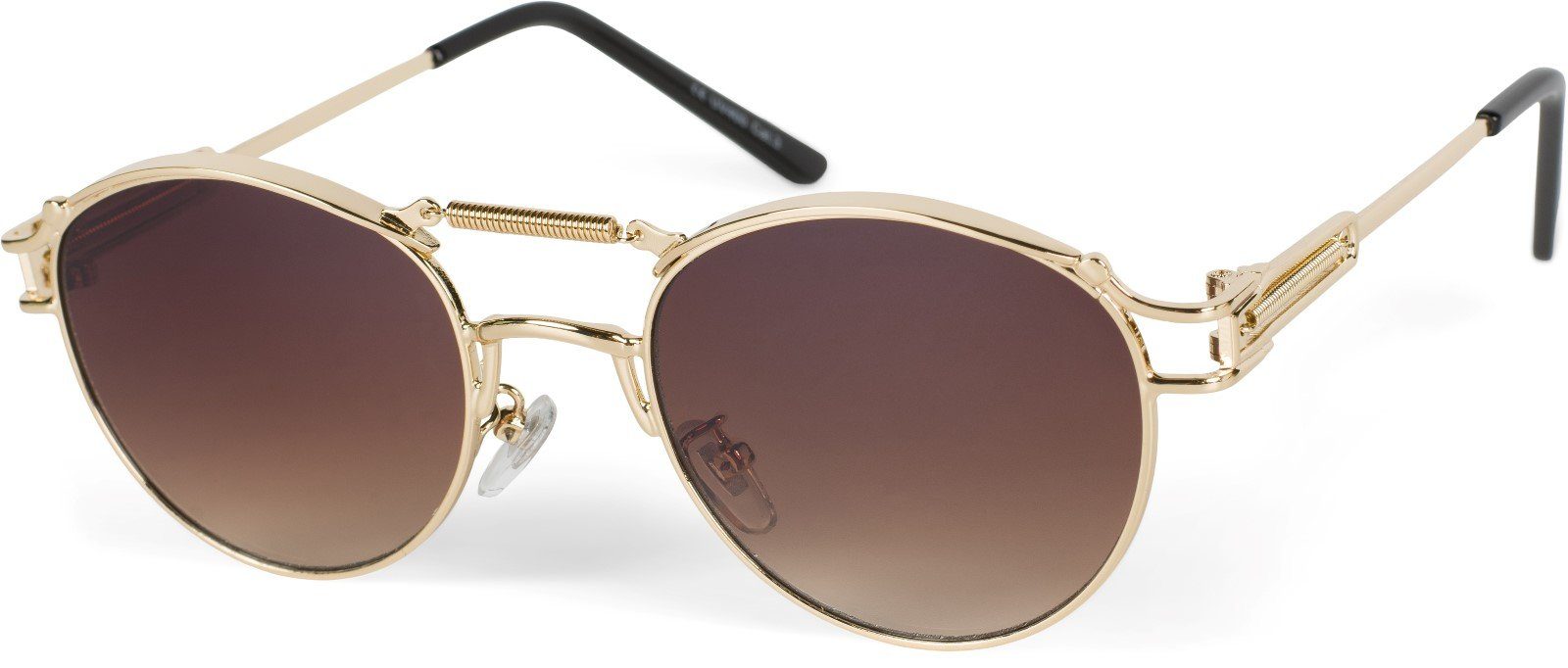 styleBREAKER Sonnenbrille Panto Sonnenbrille mit Federn günstig online kaufen