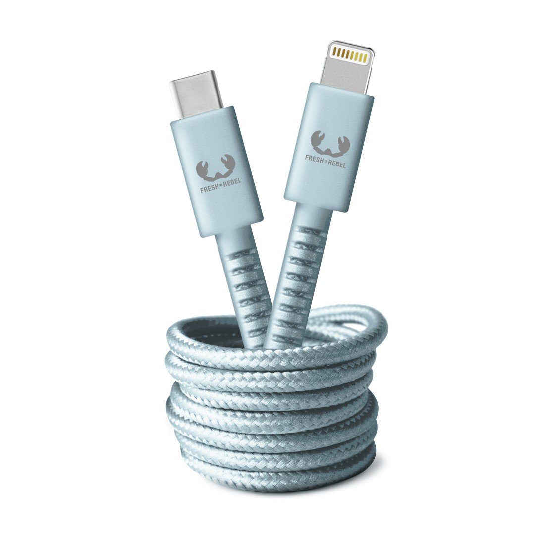 Fresh´n Rebel USB-C - Lightning-Kabel "Fabriq", 2m Smartphone-Kabel, Lightning, USB Typ C, (200 cm)