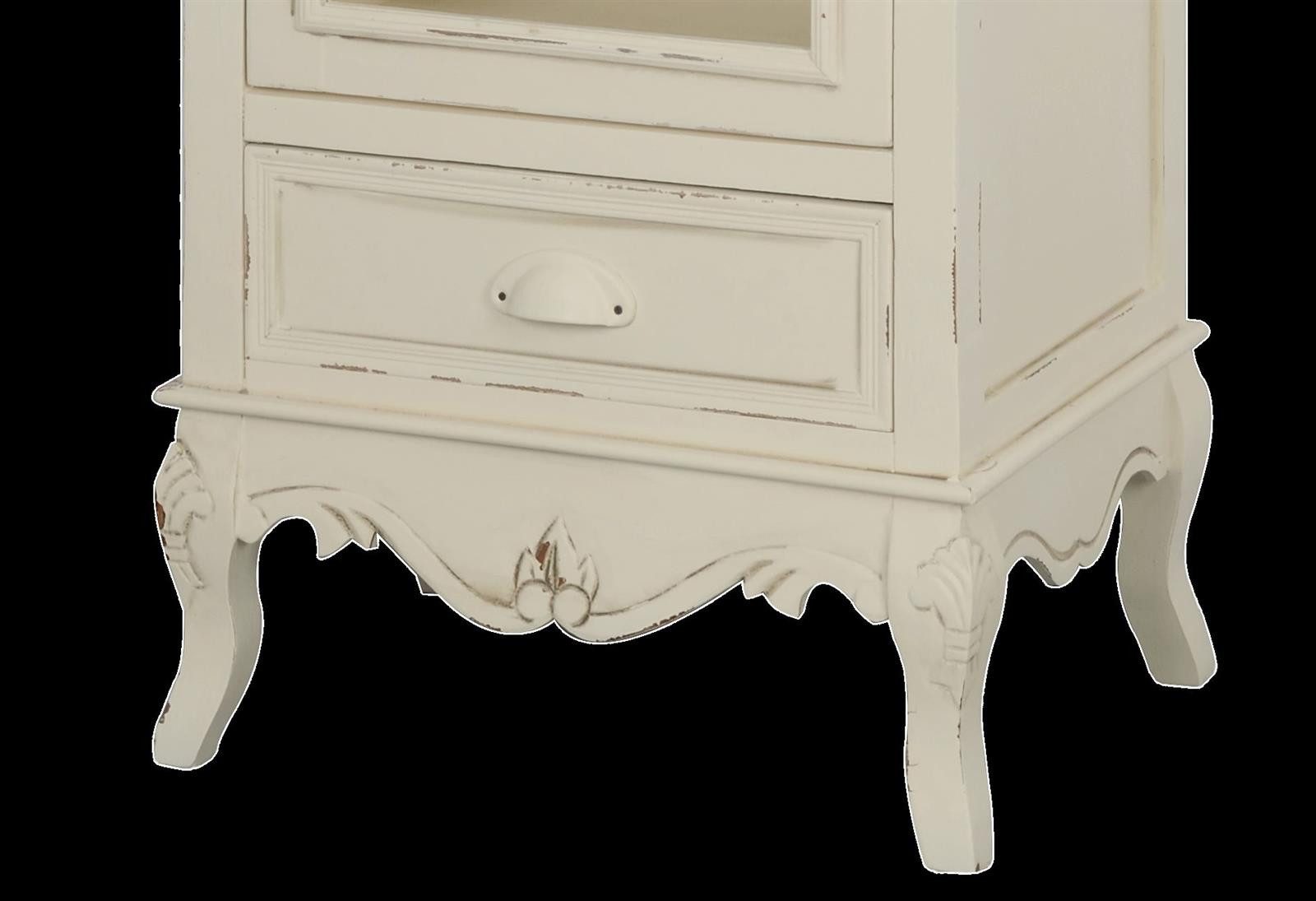 Livin Hill Vitrine Rimini cremefarbene Schnitzereien, günstig online kaufen