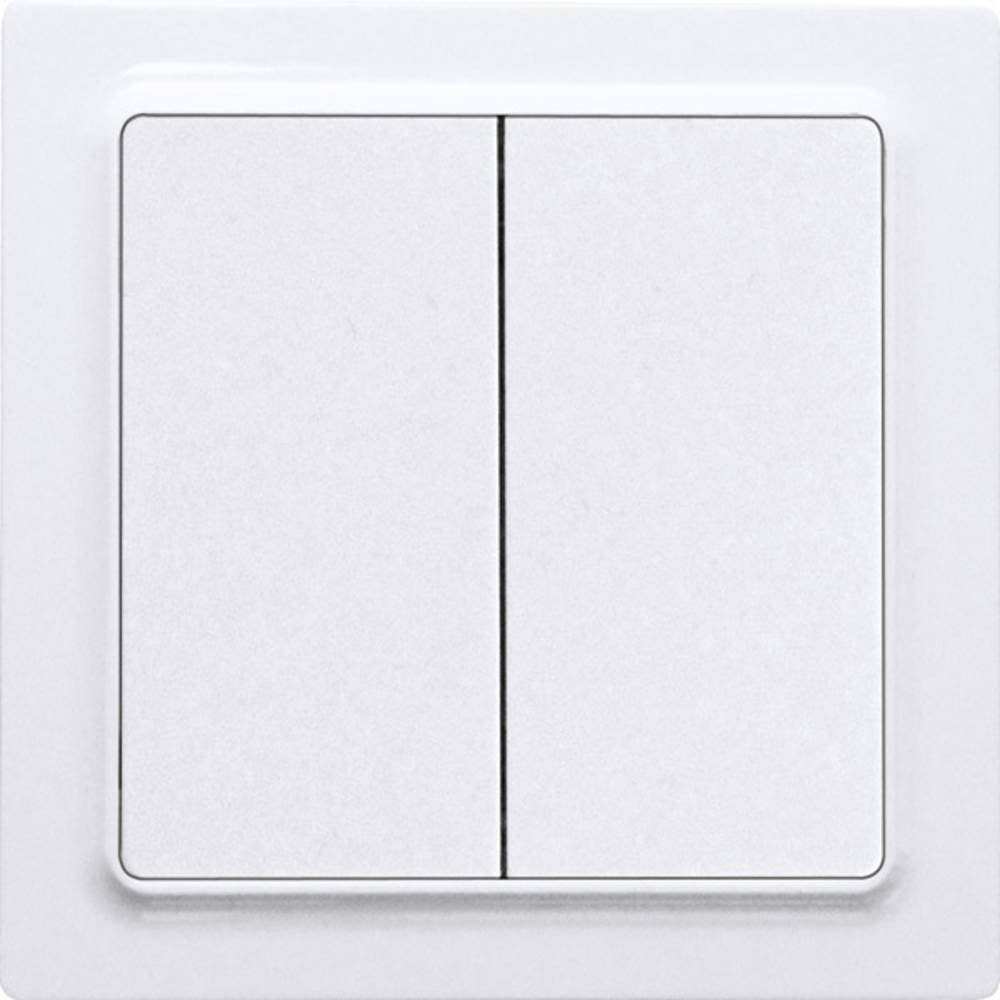 Funktaster glänzend 55x55mm batterie- und Smart-Home-Zubehör