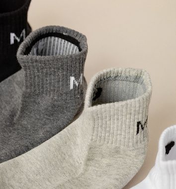 UNDOE Kurzsocken 5er Pack Herren Knöchelsocken mit Dämpfung Athletische Laufsocken