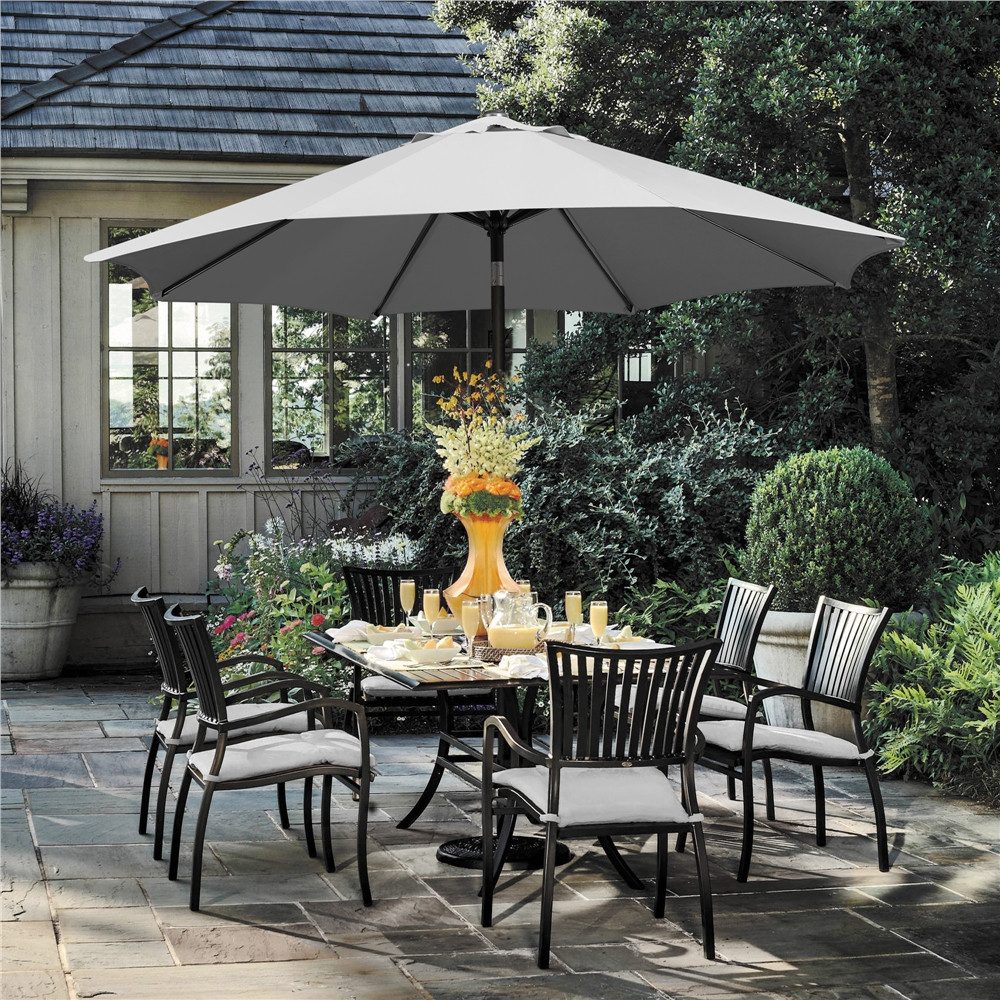 Yaheetech Sonnenschirm ∅ 223/270/294/327 cm, Gartenschirm günstig online kaufen